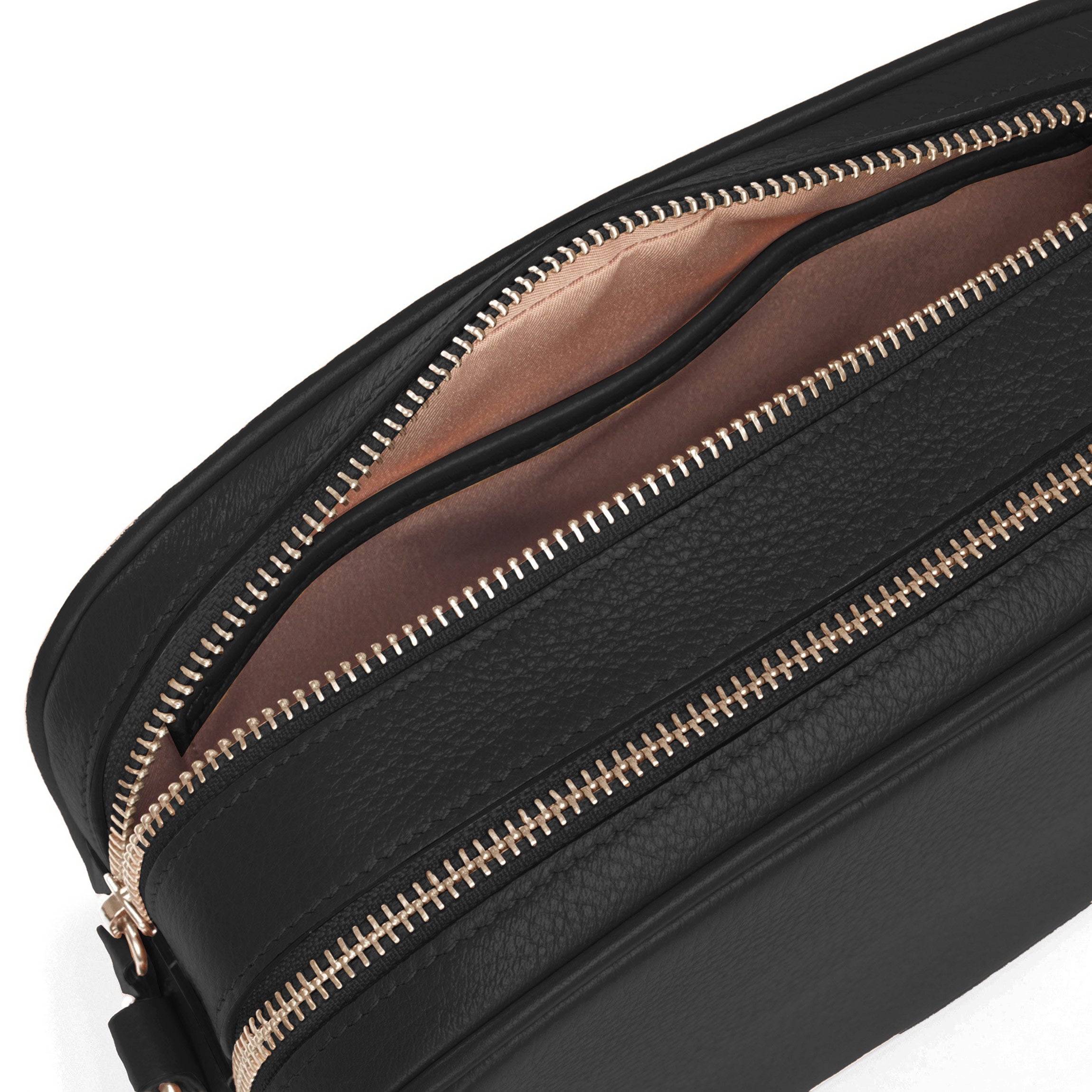 Meadow Double Zip Camera Bag | Full grain leather, secure camera