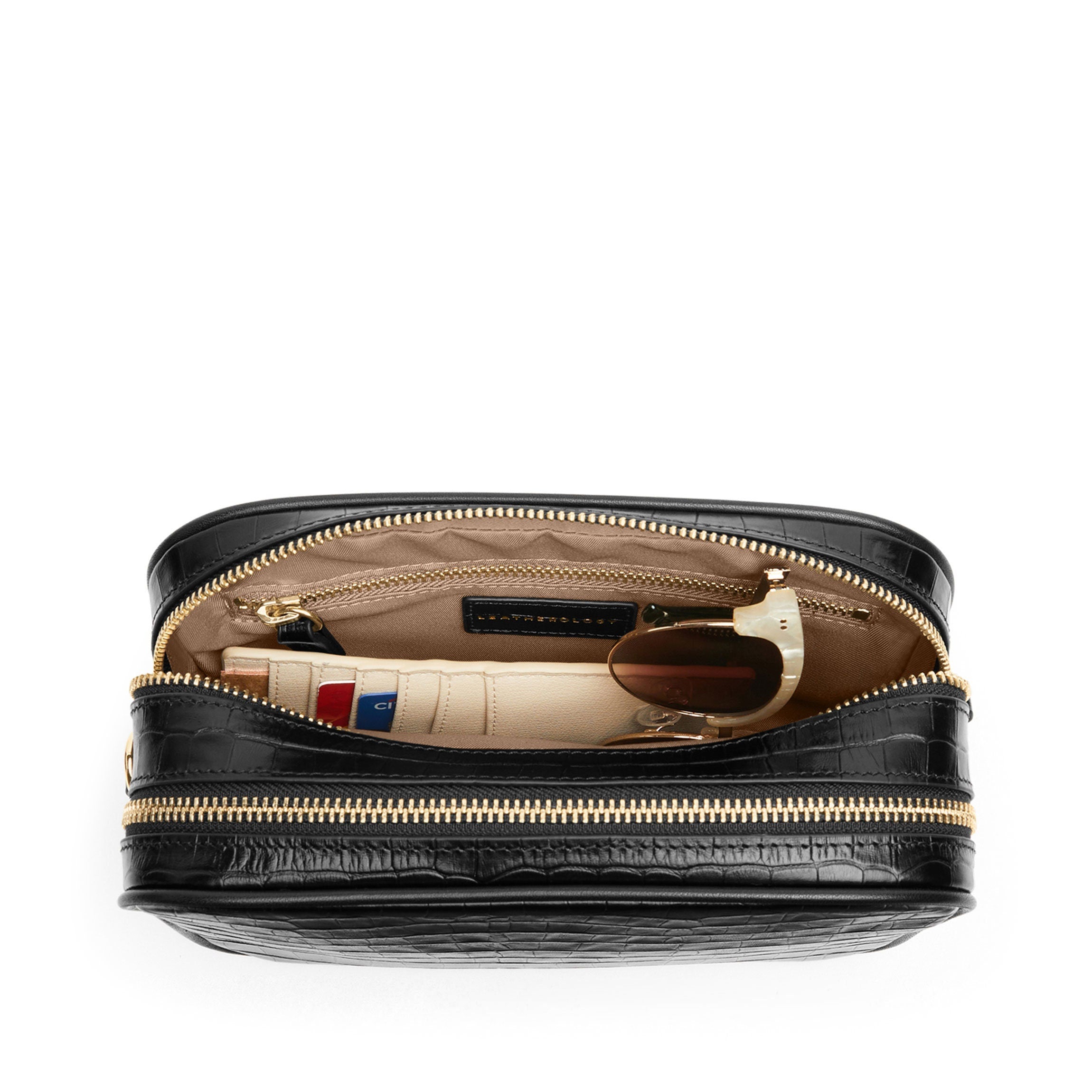 Meadow Double Zip Camera Bag | Full grain leather, secure camera