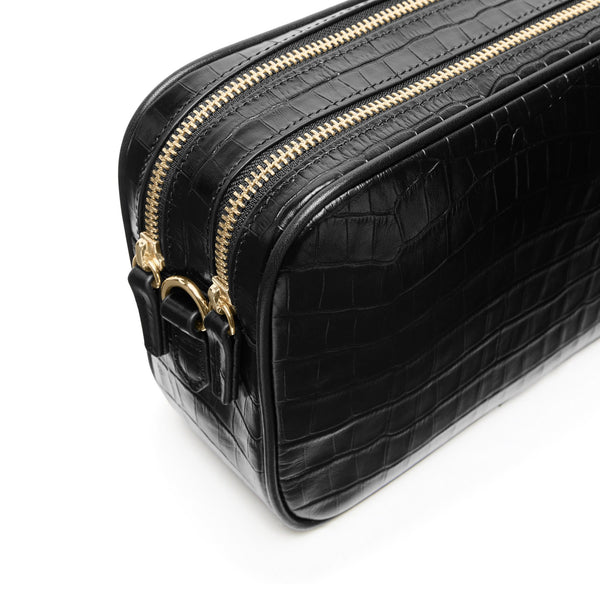 Meadow Double Zip Camera Bag | Full Grain Leather, Secure Camera