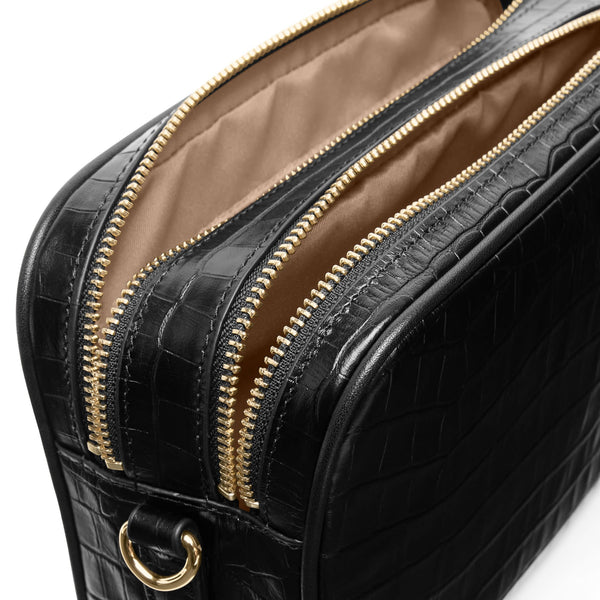 Meadow Double Zip Camera Bag | Full Grain Leather, Secure Camera