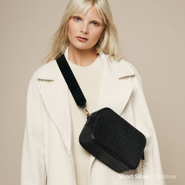 Meadow Double Zip Camera Bag | Full grain leather, secure camera