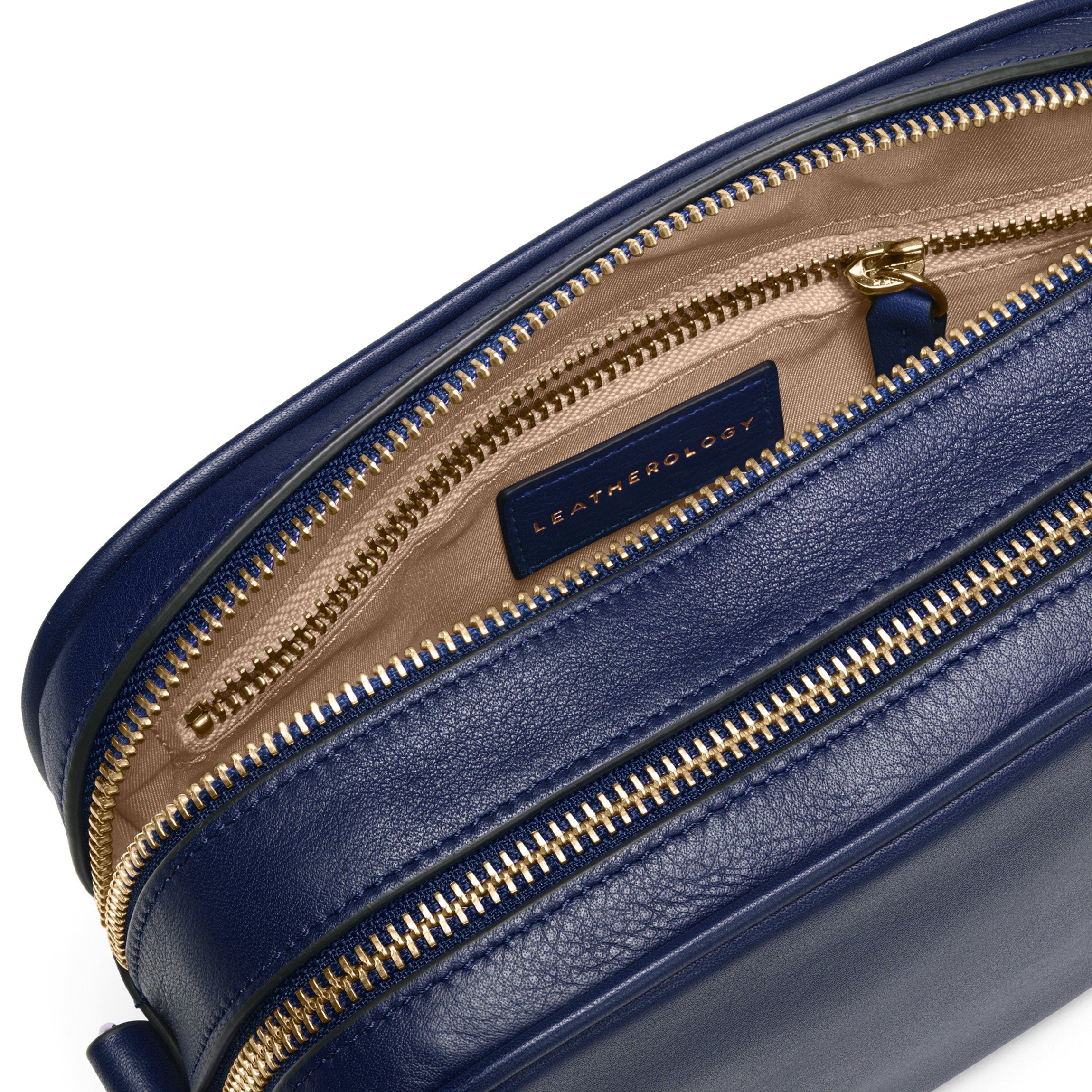 Meadow Double Zip Camera Bag | Full grain leather, secure camera