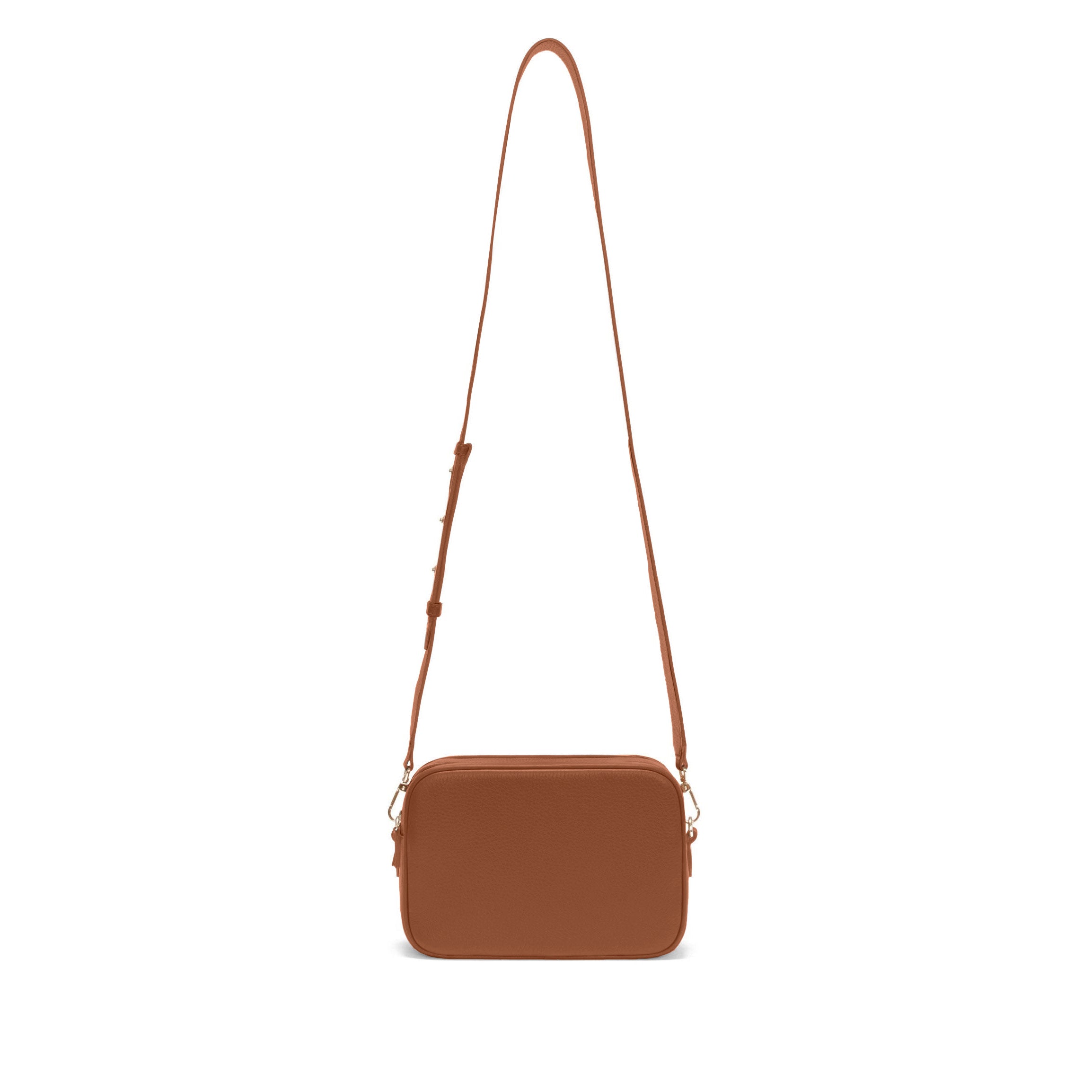純牛革バッグ Meadow Double Zip Camera Bag | Full grain leather, secure camera