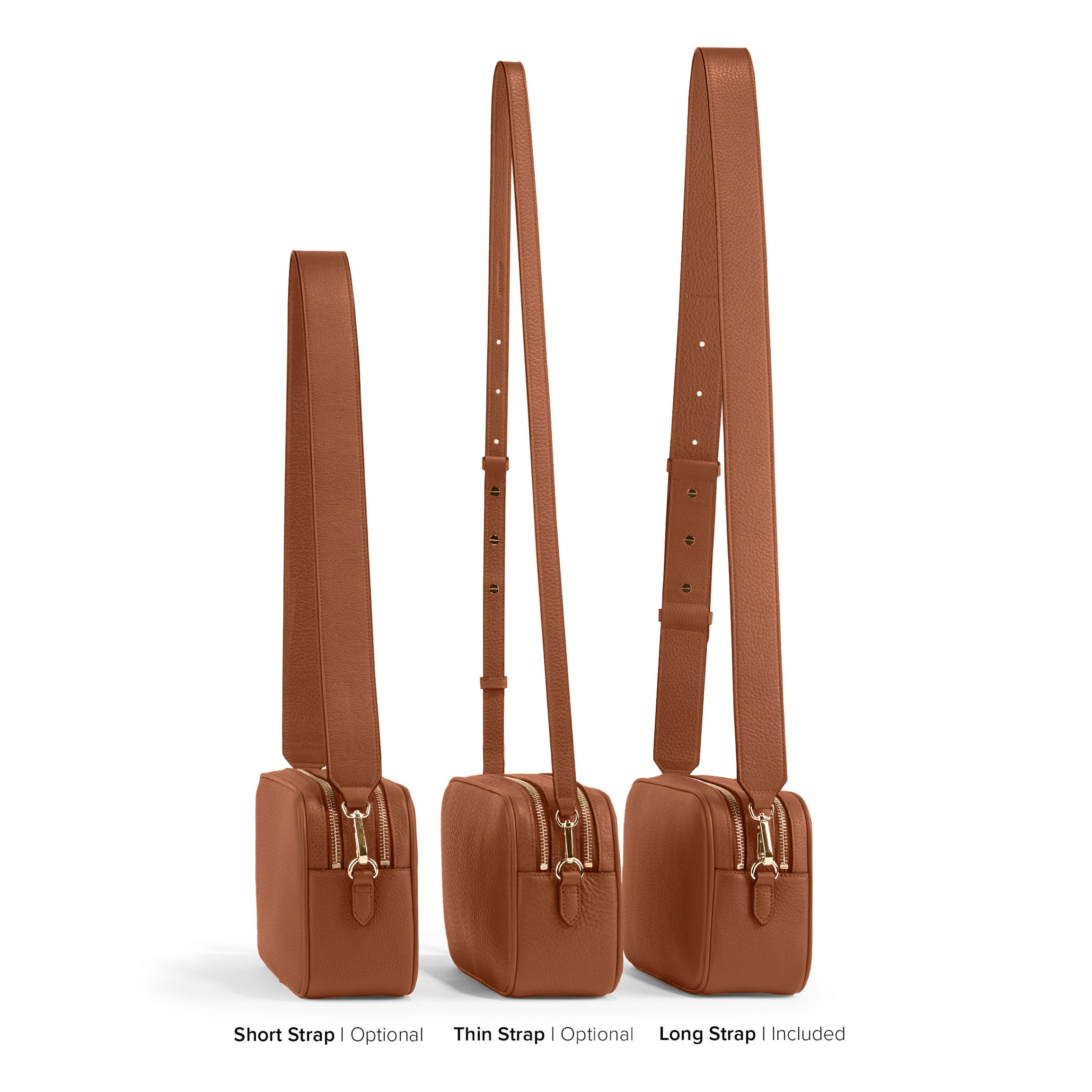 Meadow Double Zip Camera Bag | Full grain leather, secure camera