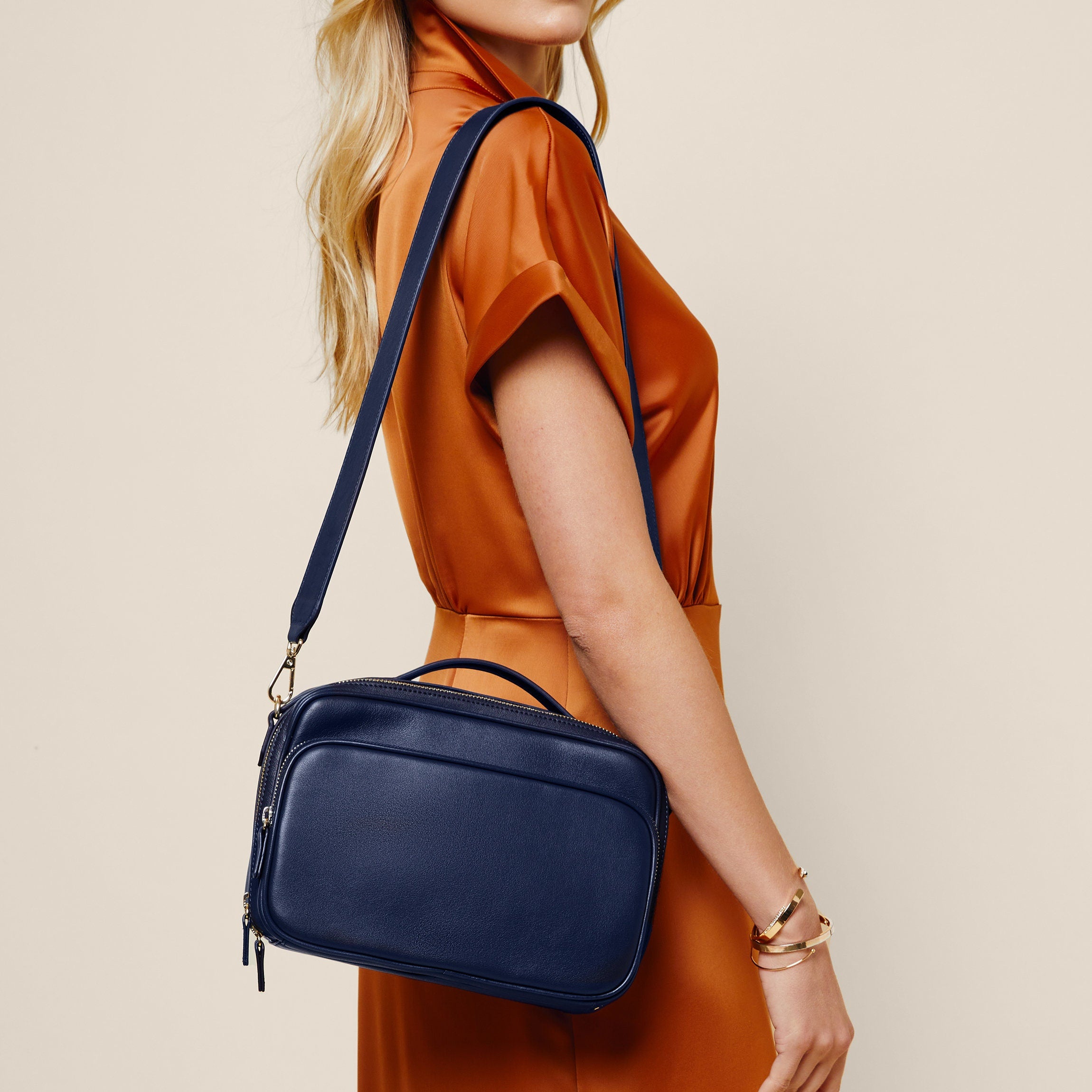 Meadow Large Satchel Full grain leather, functional and chic