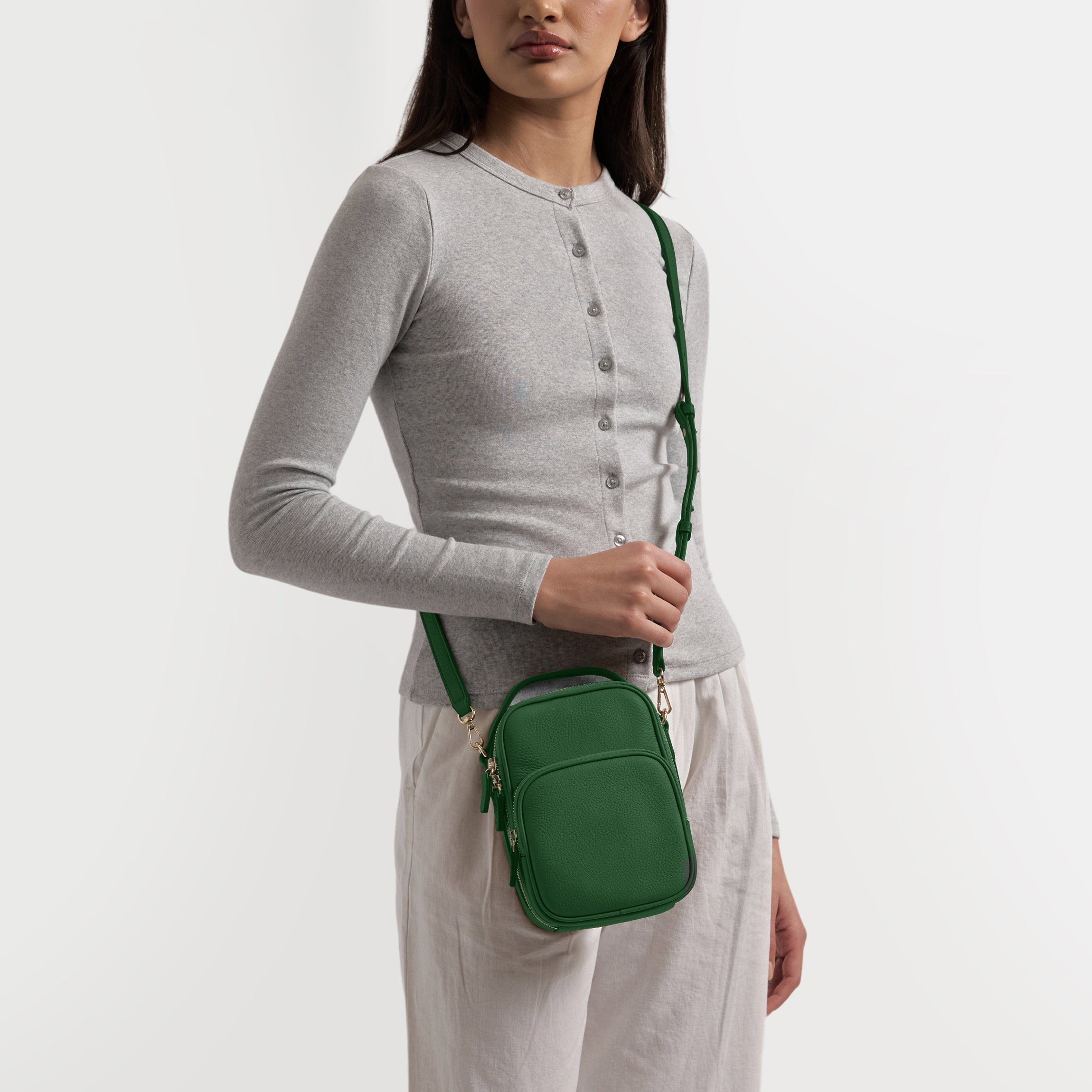 Meadow Small Sling Bag | Full grain leather, compact and stylish