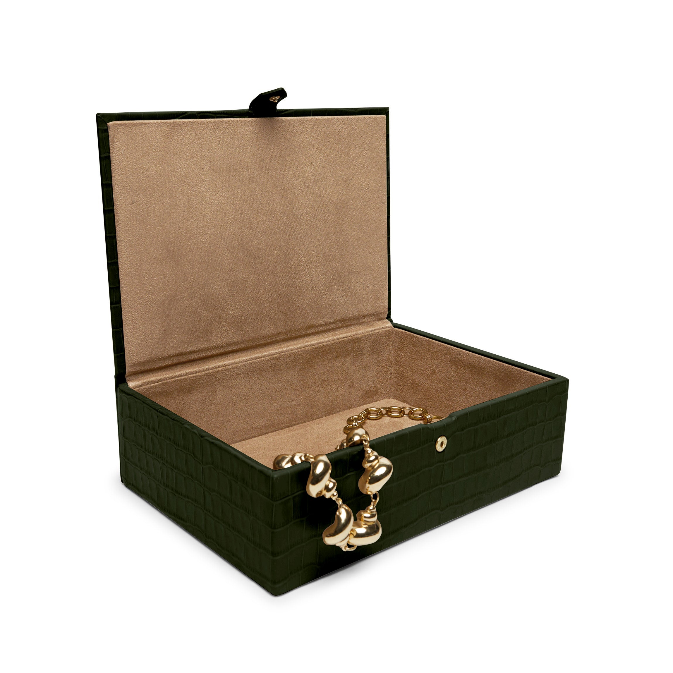 Medium Decorative Box | Full grain leather, stylish storage