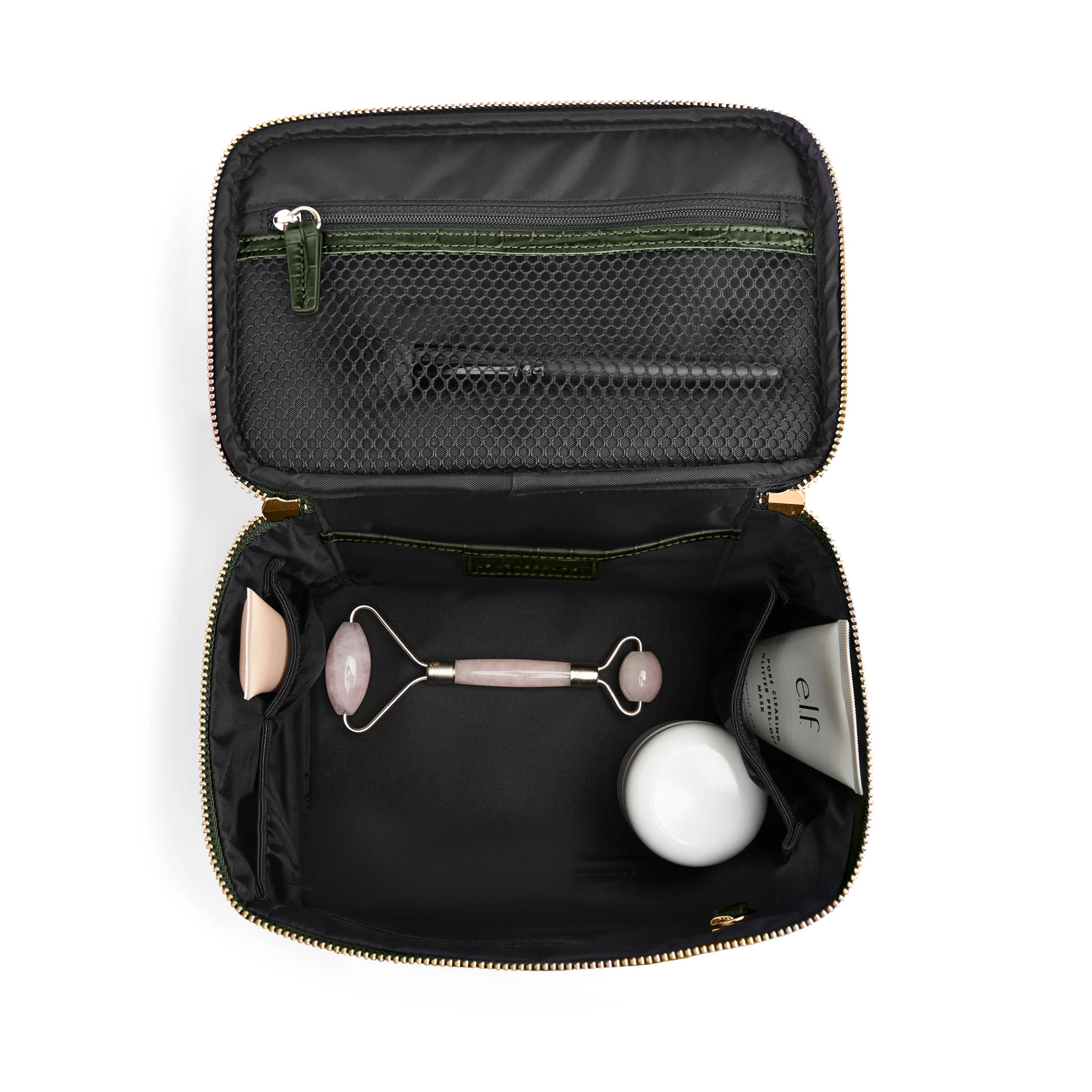 Medium Train Case | Full grain leather, versatile travel storage