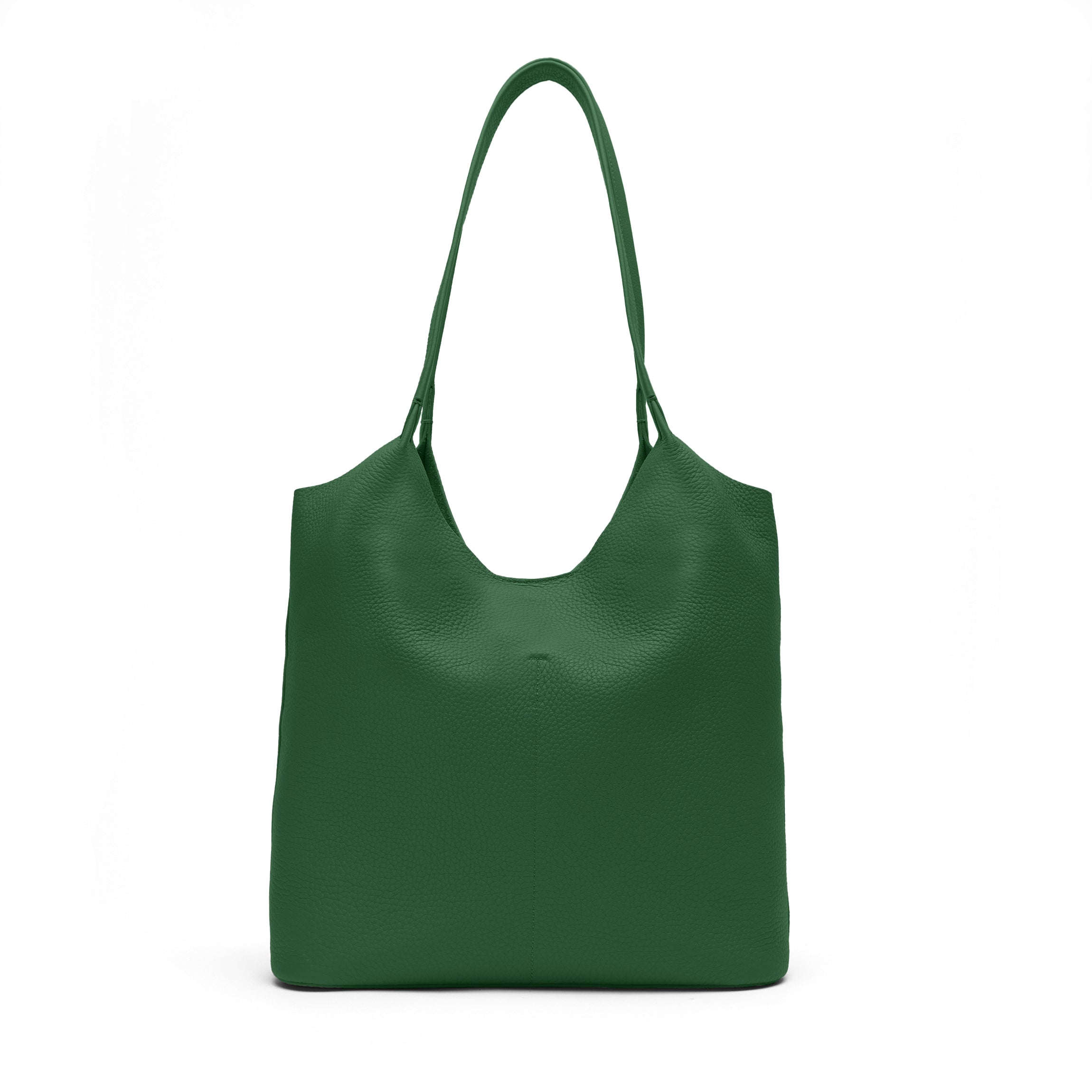 Mia Large Shopper Tote | Full Grain Leather Fairway Green 