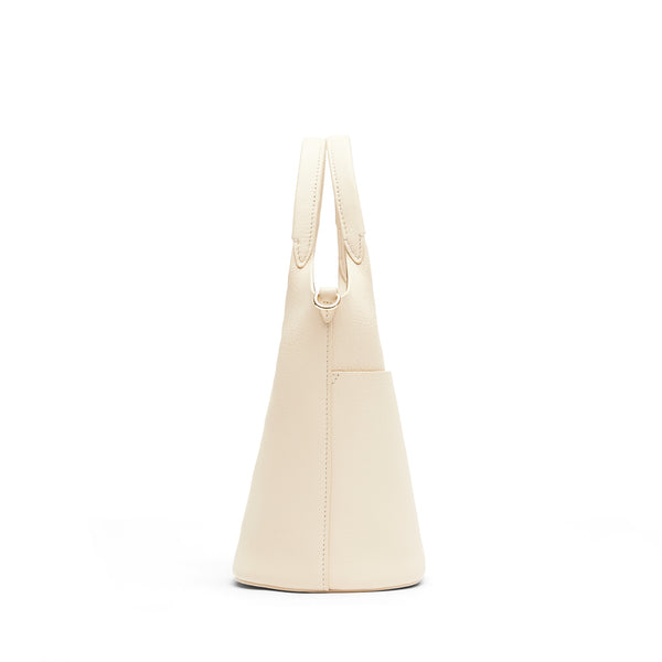 Mia Small Bucket Tote | Full Grain Leather Sand – Leatherology
