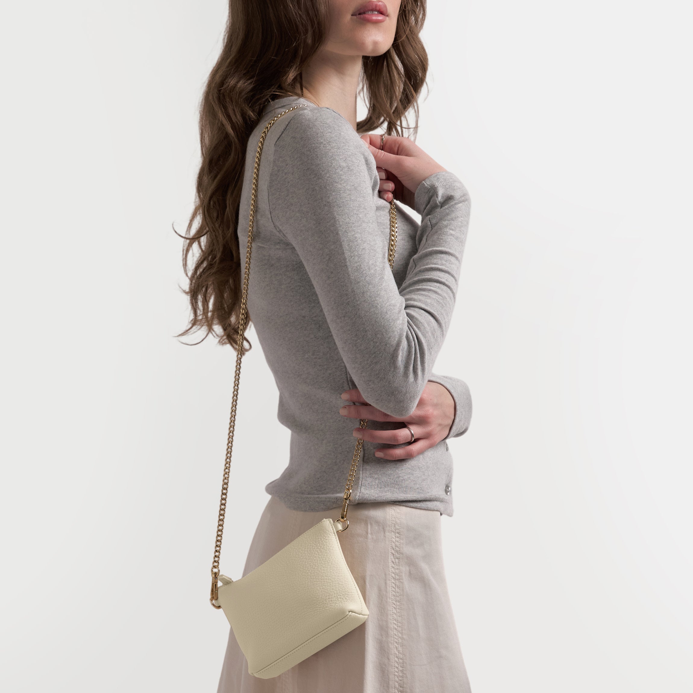 BUCKET BAG／brown × moss green チャーム BUCKET BAG／brown × moss green チャーム Green Bucket Bags for