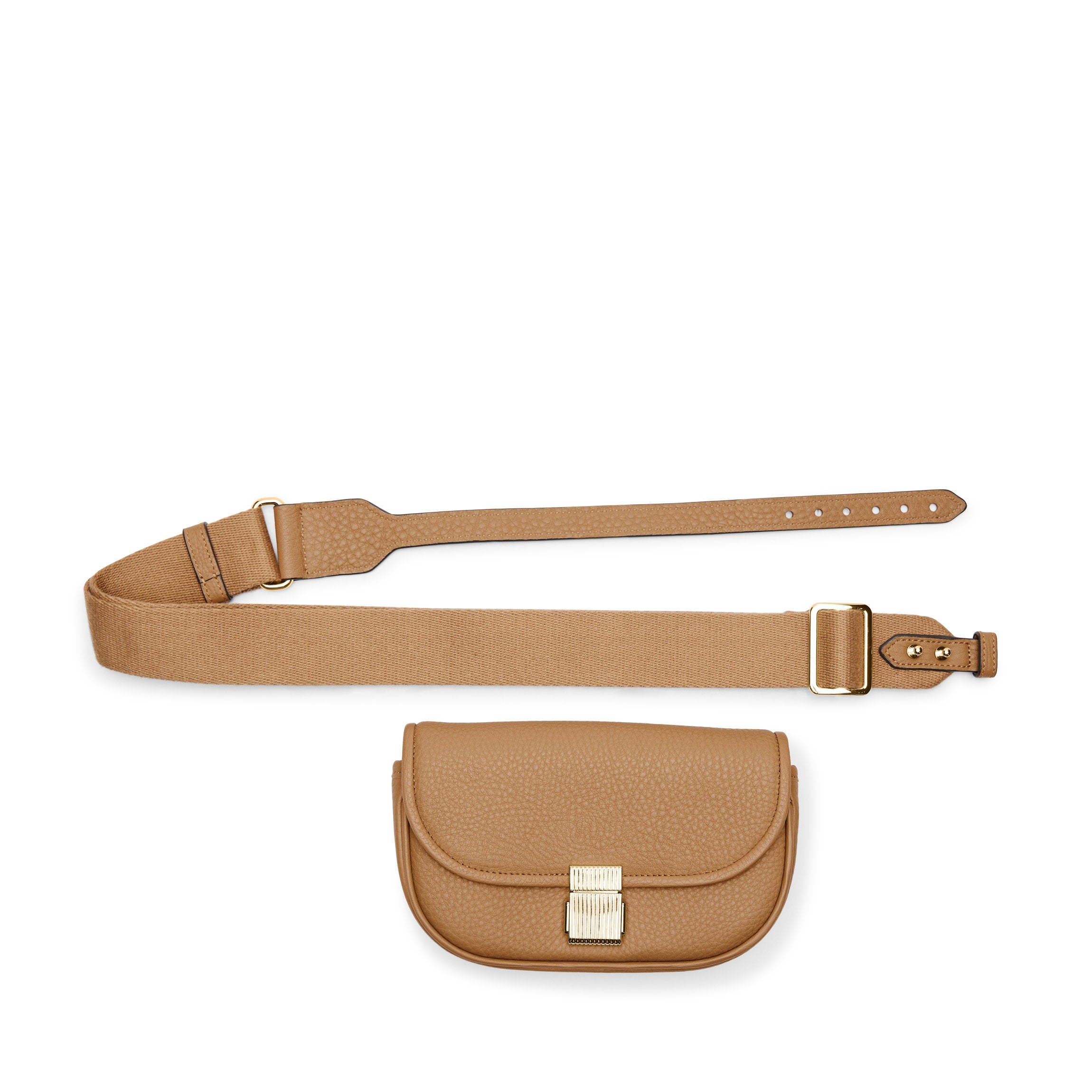 ひとみん【茶/MIXベージュ】オイルレザーBELTかごバッグ Katy Mini Belt Bag | Full grain leather, compact hands-free style