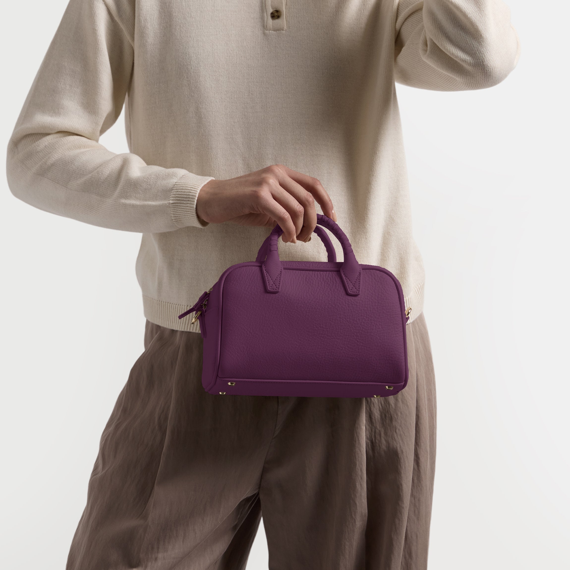 Park Mini Satchel | Full grain leather, chic compact carry