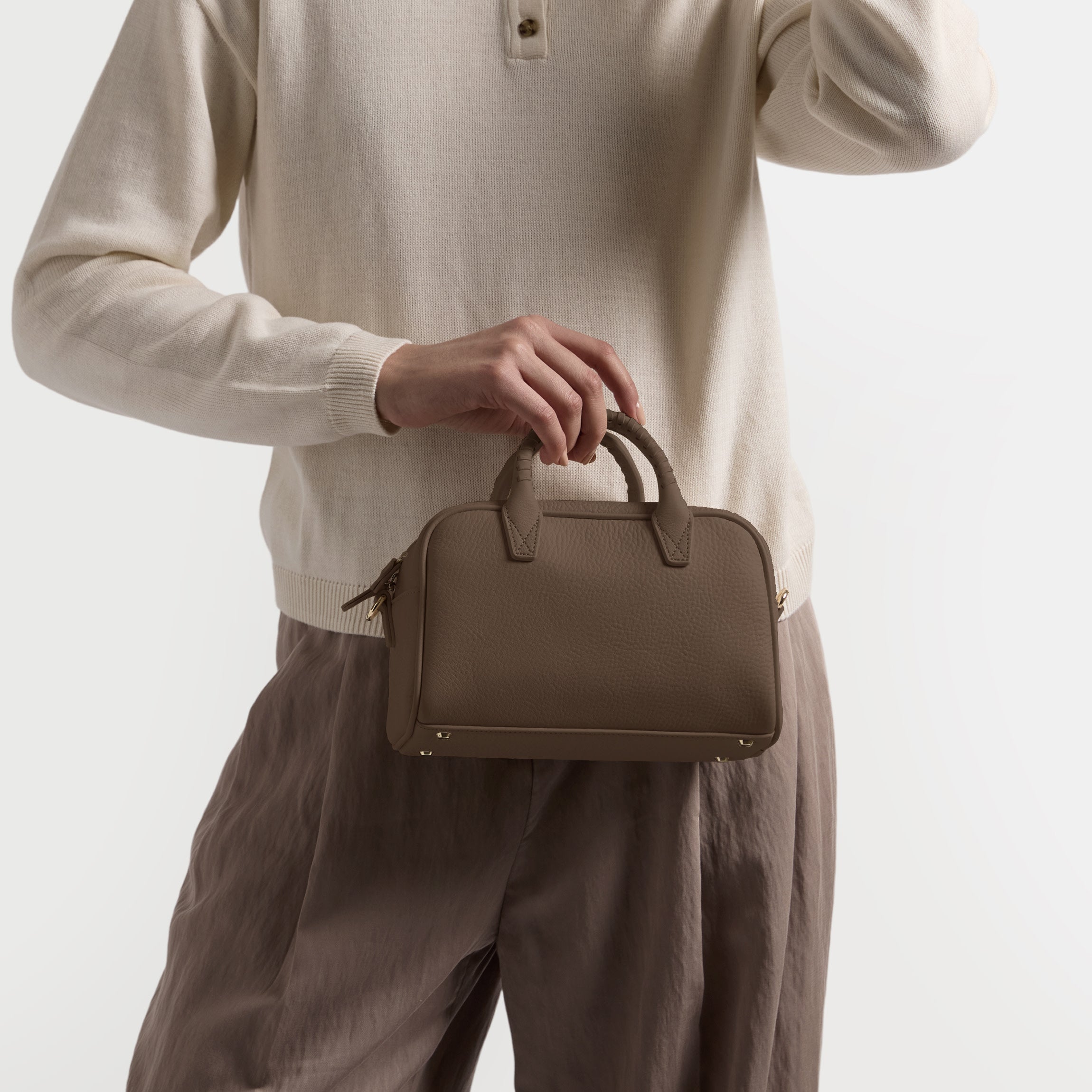 Park Mini Satchel | Full grain leather, chic compact carry
