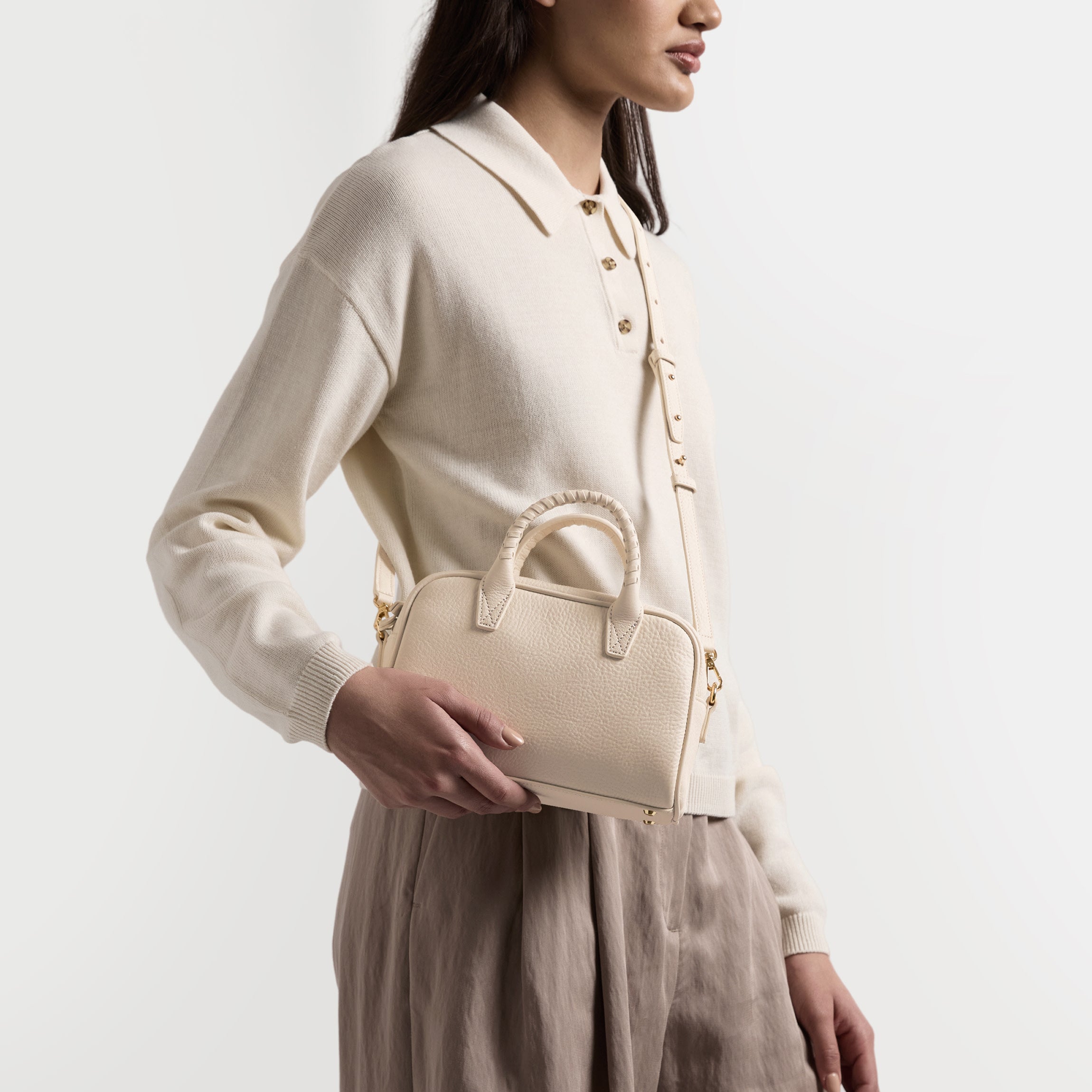 Park Mini Satchel | Full grain leather, chic compact carry