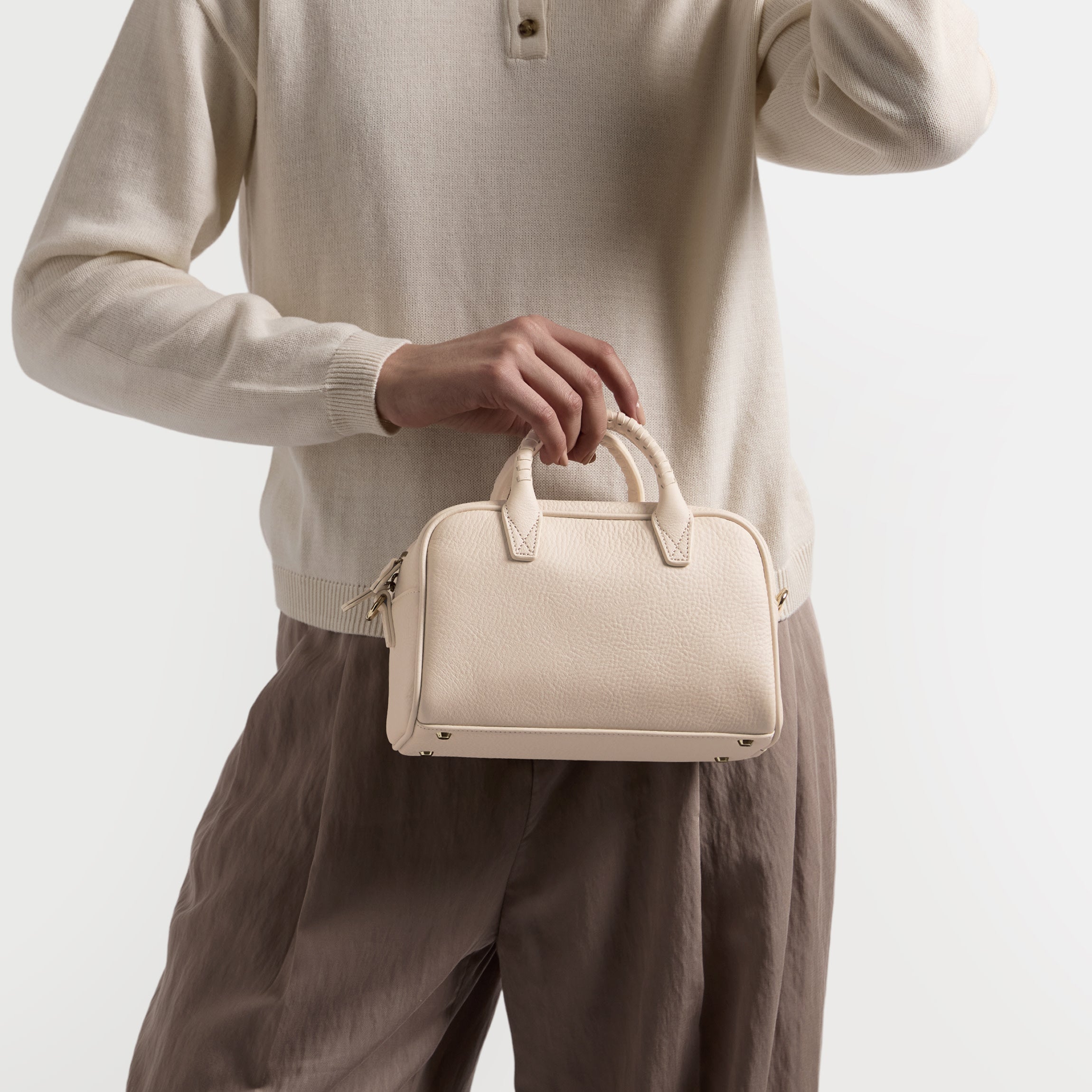 Park Mini Satchel | Full grain leather, chic compact carry