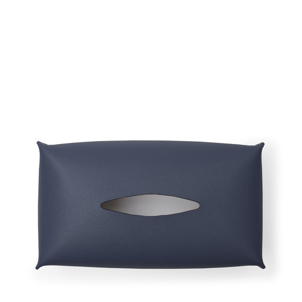 Modern Horizontal Tissue Box Holder | Full Grain Leather, Stylish