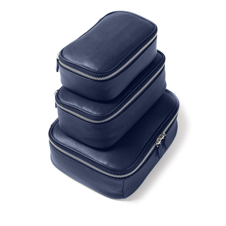 週末限定 NEXTRAVELER TOOLS TRAVEL BRIEF No.3 Nested Travel Organizer Trio | Full Grain Leather, Versatile