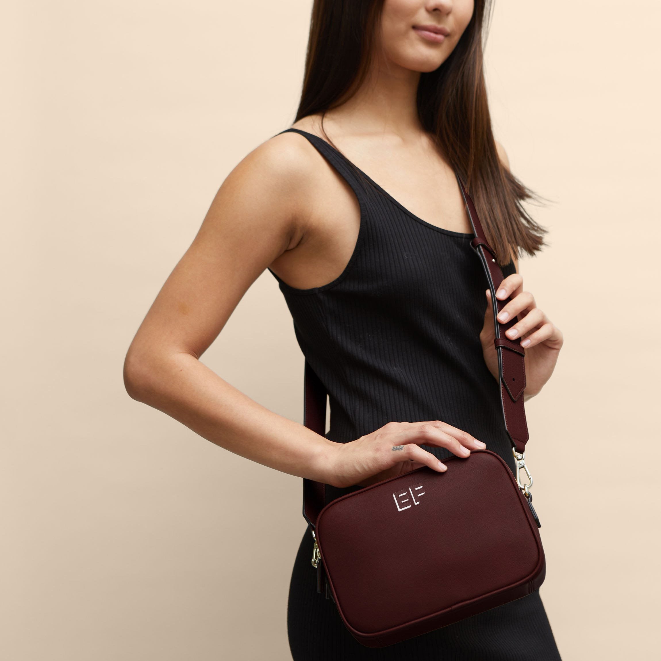 Meadow Double Zip Camera Bag | Full grain leather, secure camera