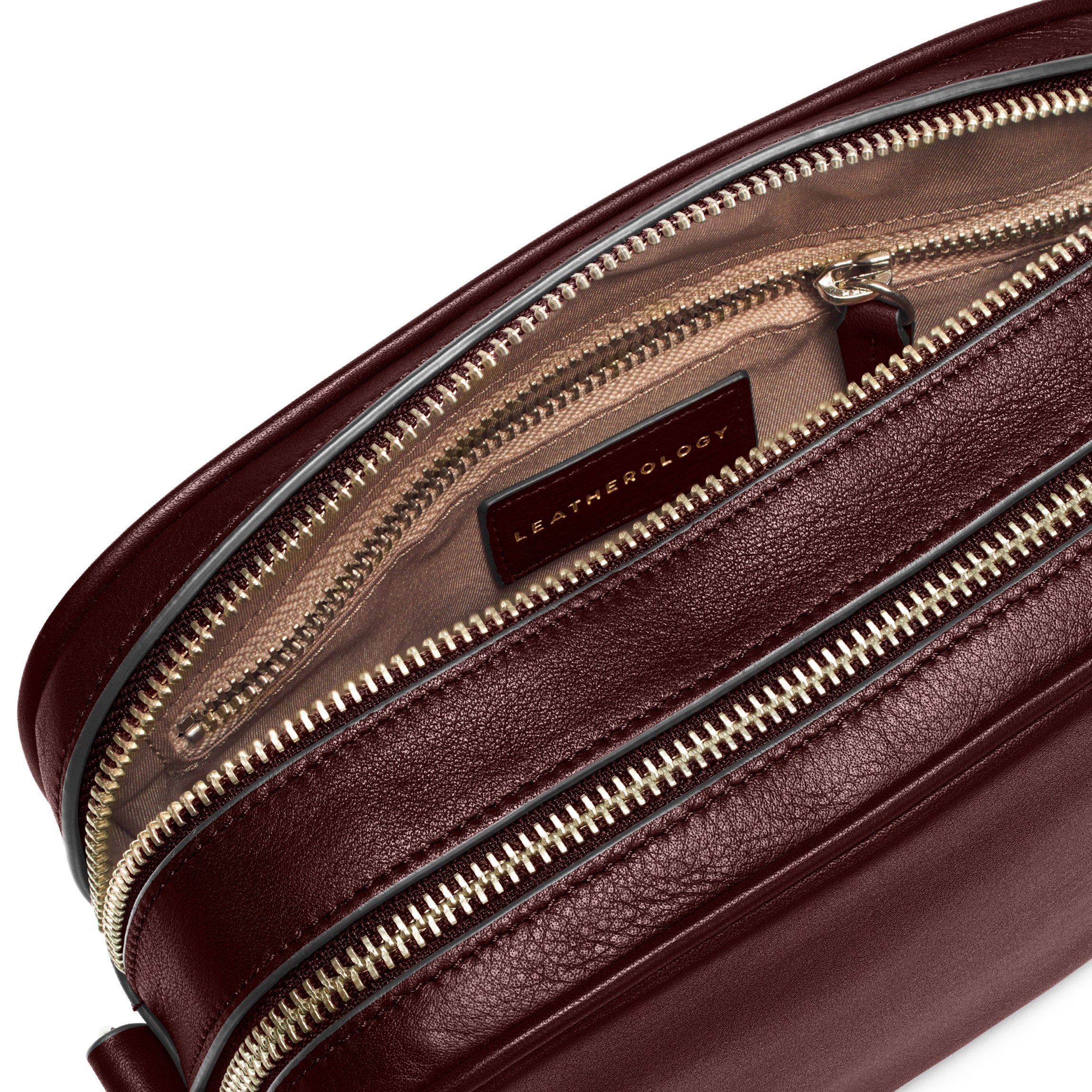 Meadow Double Zip Camera Bag | Full grain leather, secure camera