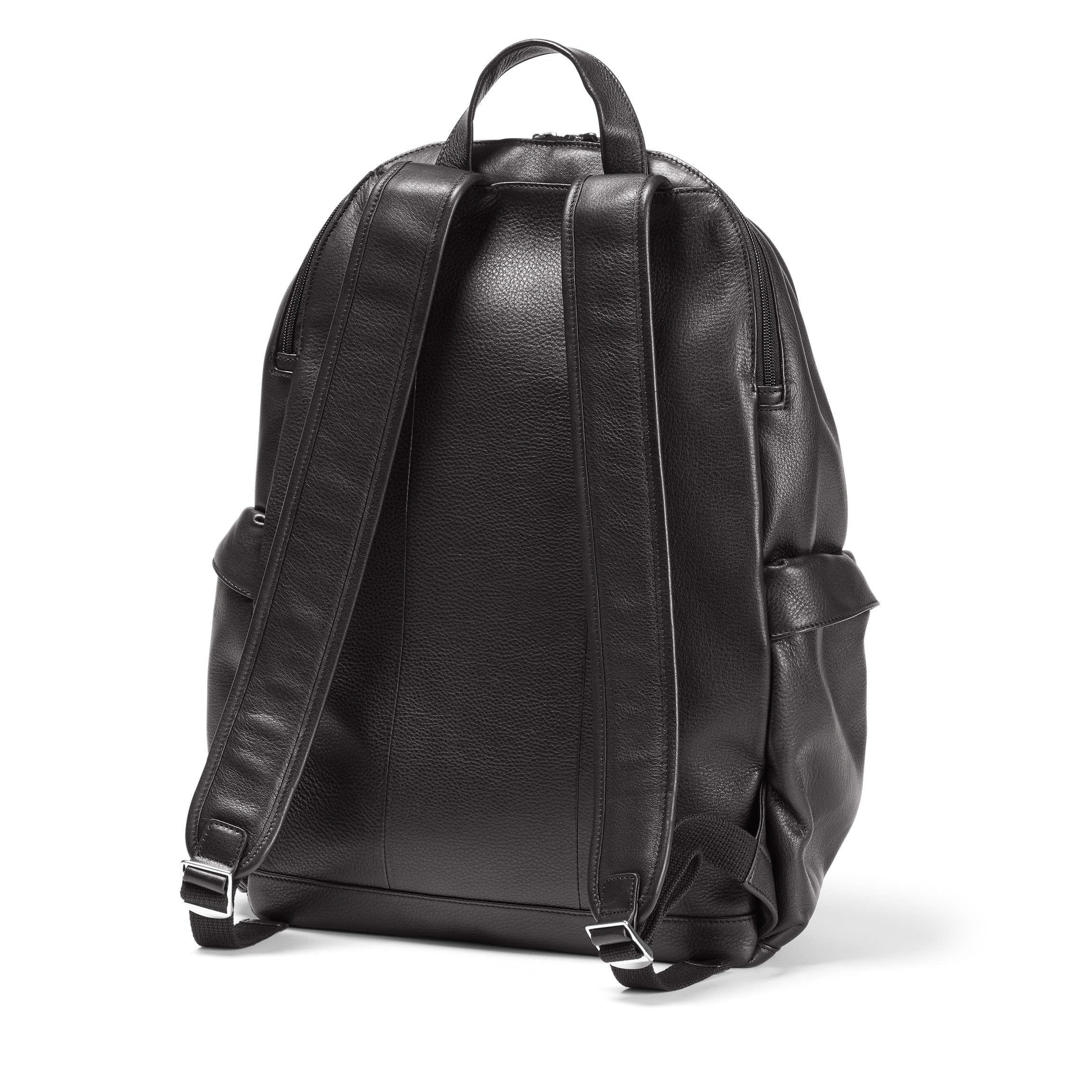 cole haan pebble leather backpack black Parker Backpack