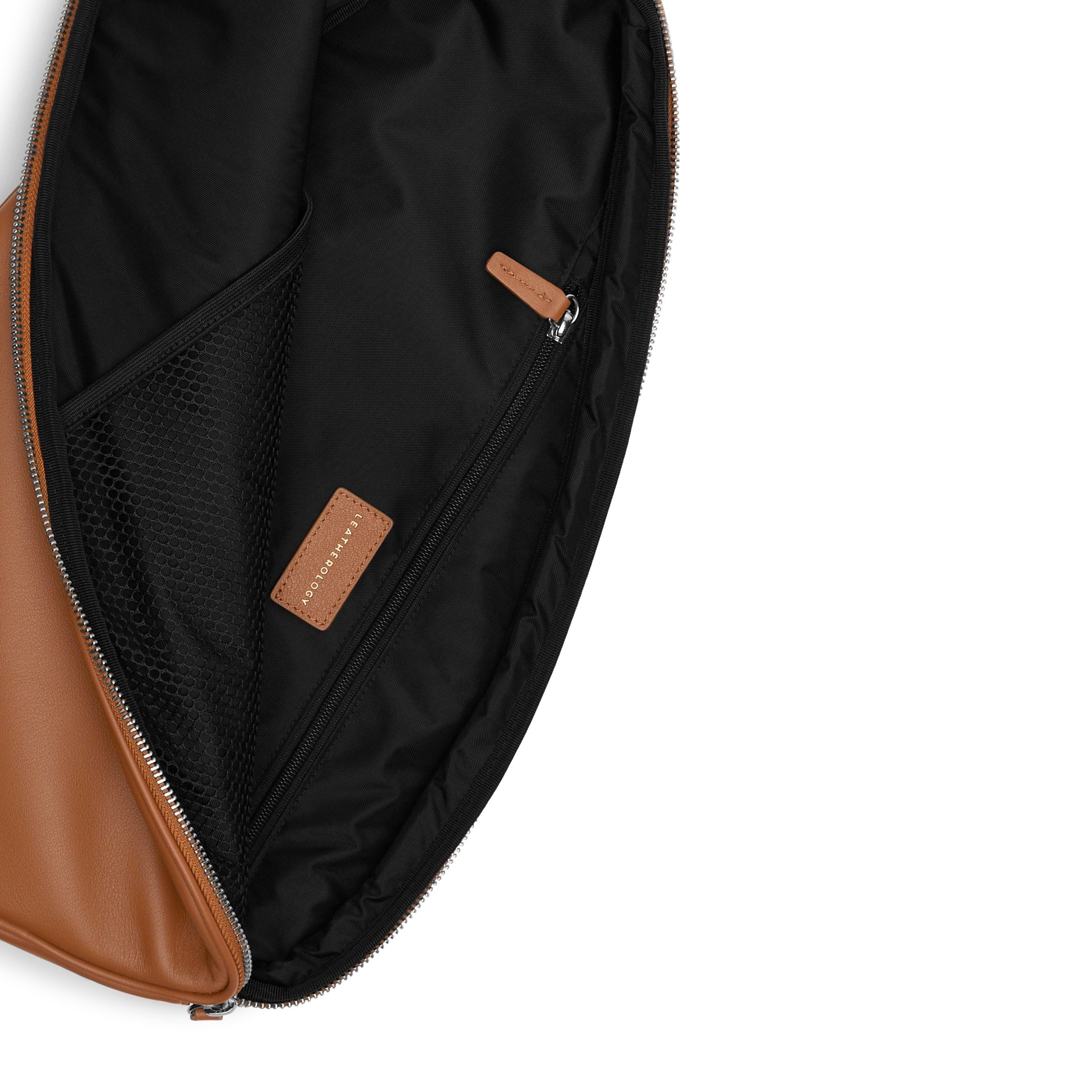 Pickleball Sling Bag | Full grain leather, sporty and functional