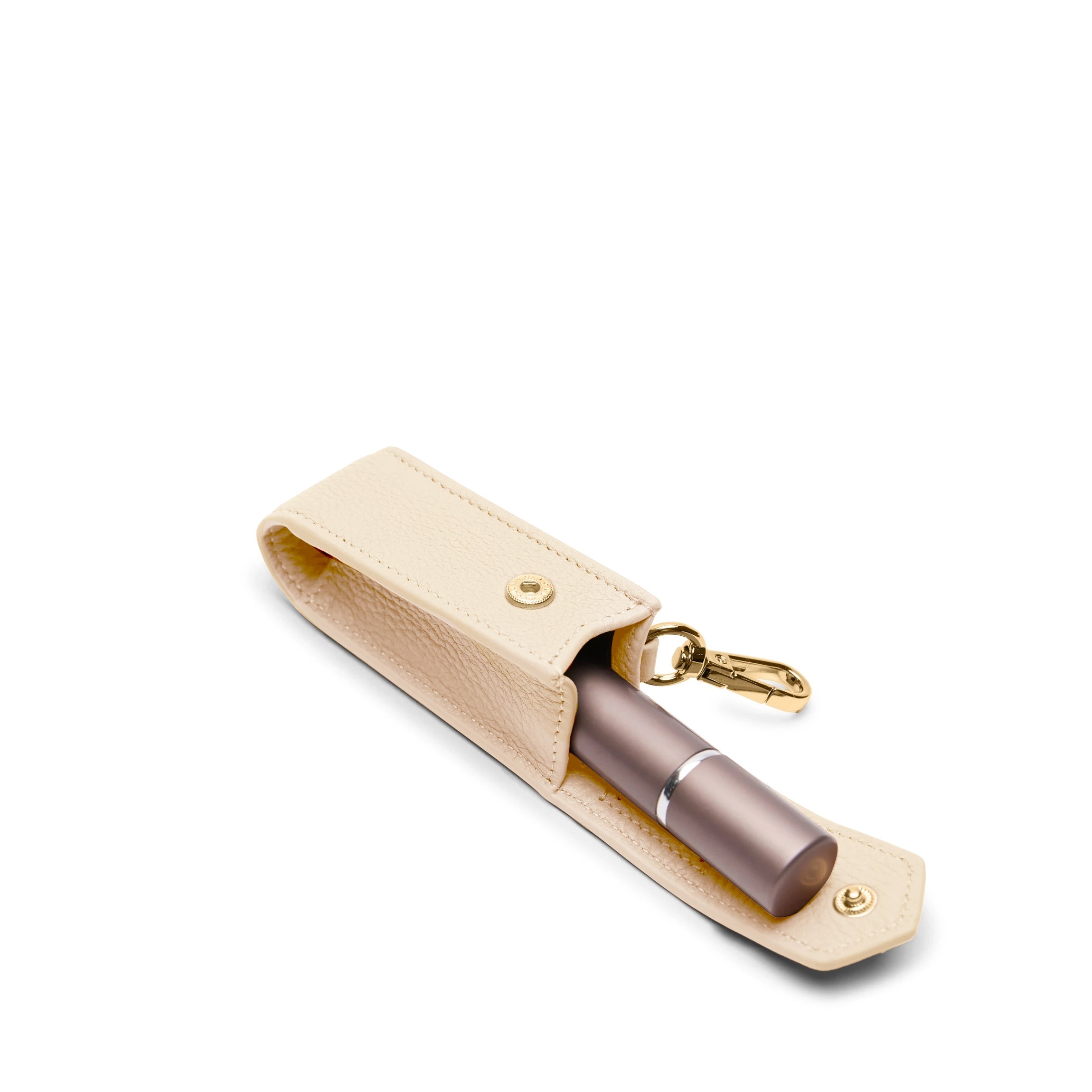 Portable Lipstick Holder | Full grain leather, chic beauty