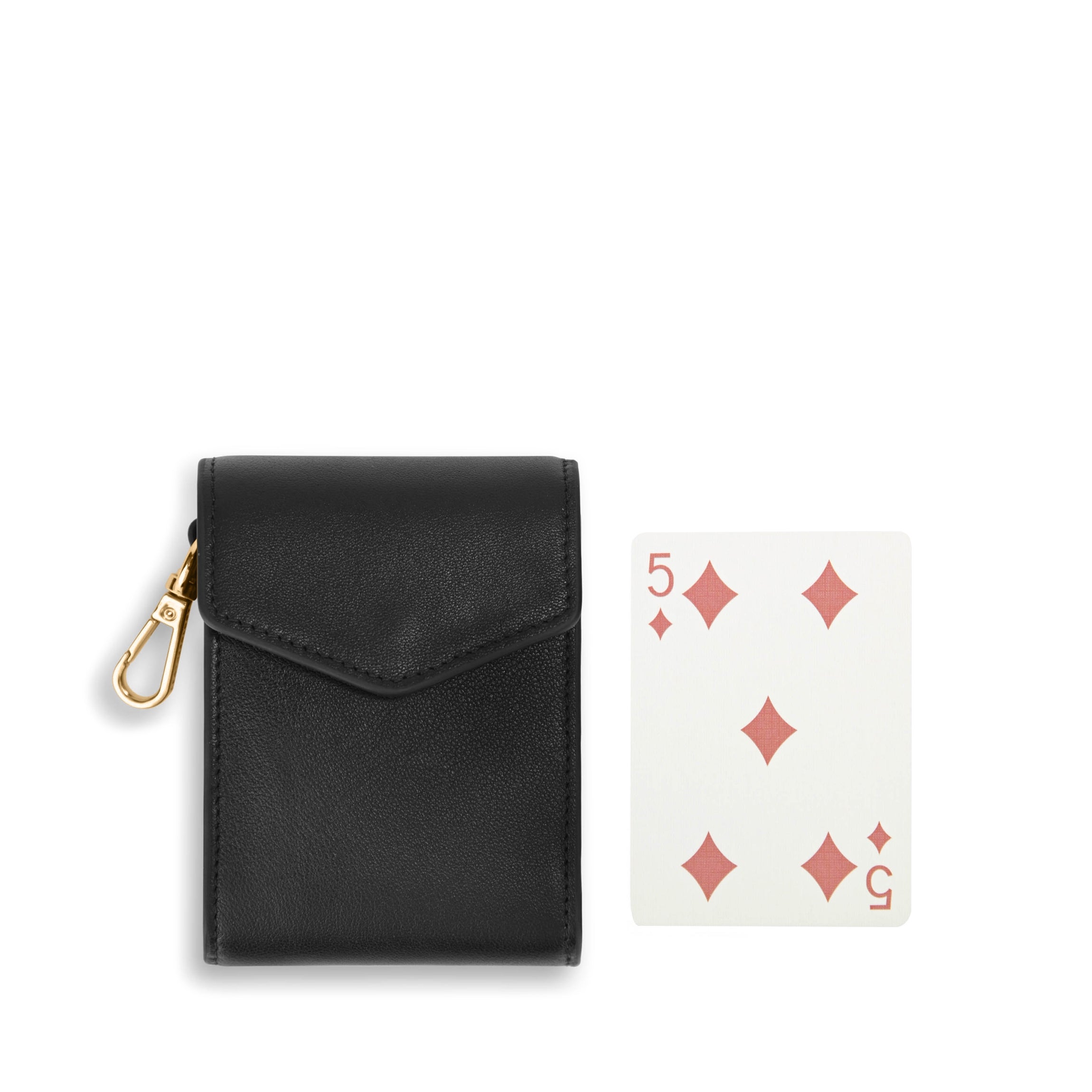 Portable Single Playing Card Case | Full grain leather, compact