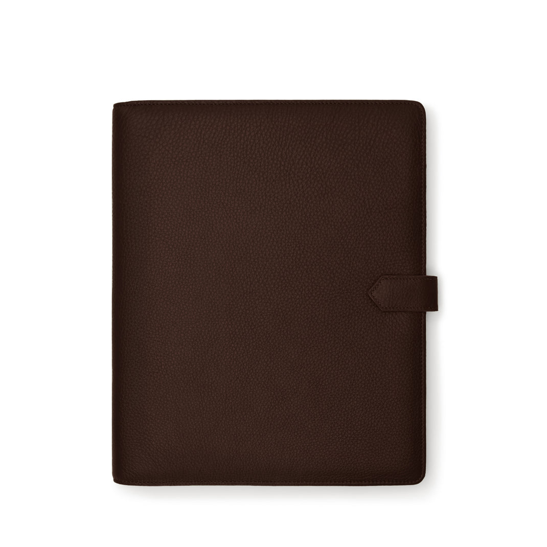 Letter Snap Spiral Journal Umber