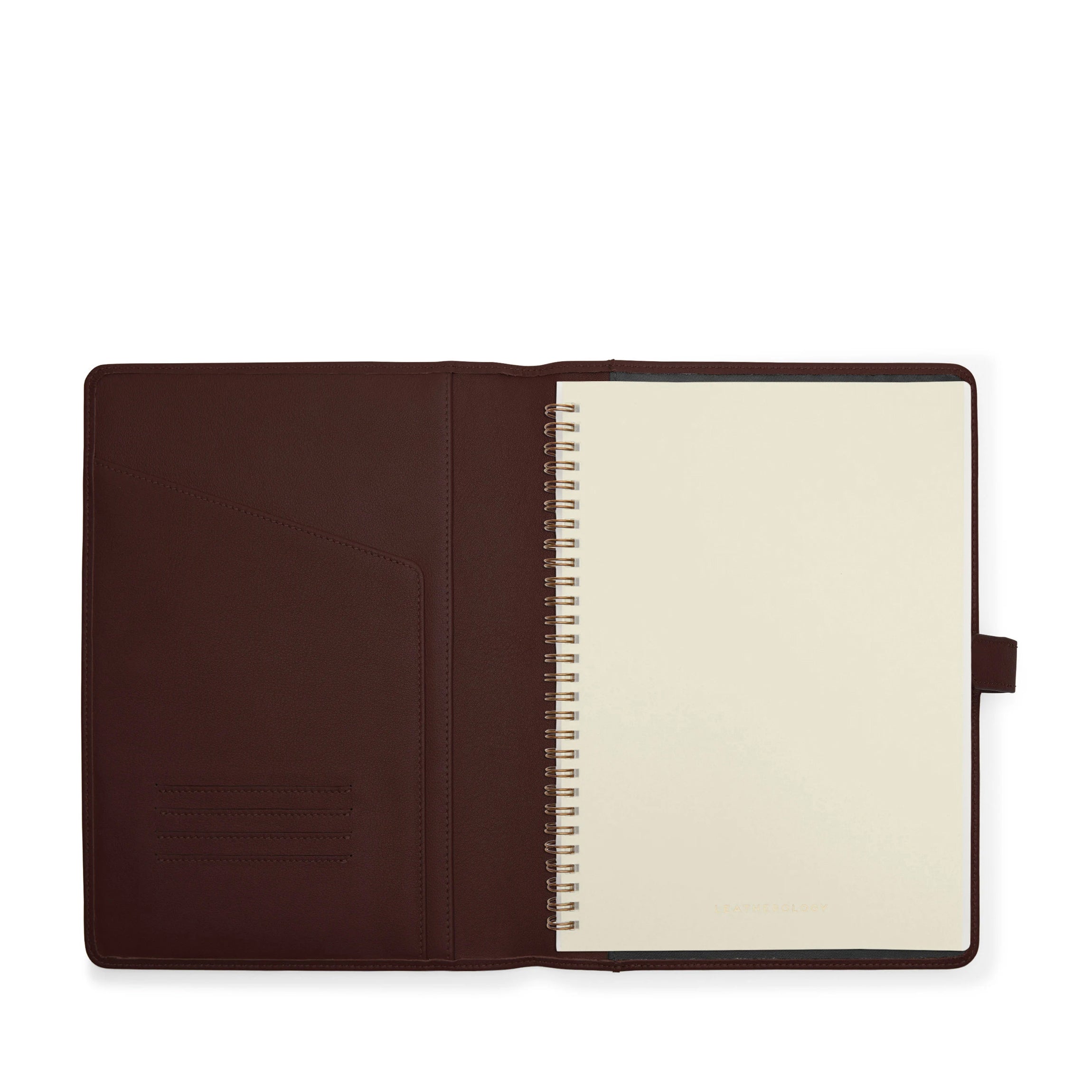 B5 Composition Snap Spiral Journal | Full grain leather, professional ...