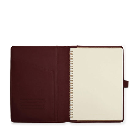 B5 Composition Snap Spiral Journal | Full grain leather