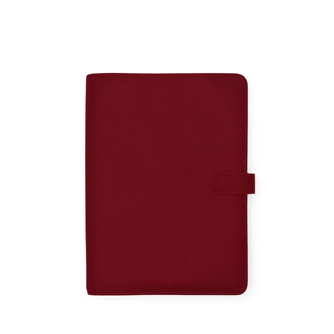 B5 Composition Snap Spiral Journal Garnet Red