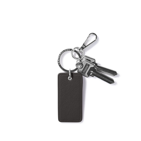 Rectangle Keychain | Full grain leather, simple and durable