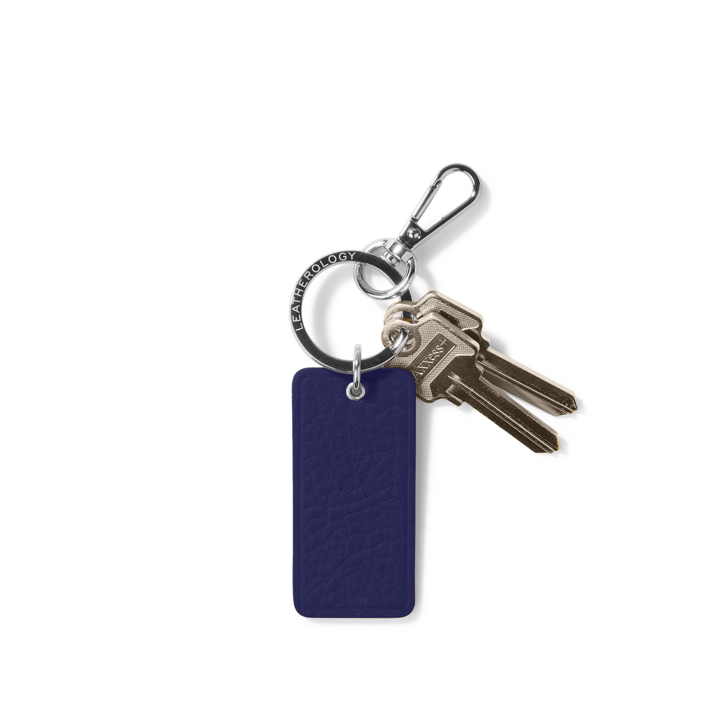 Rectangle Keychain | Full grain leather, simple and durable ...