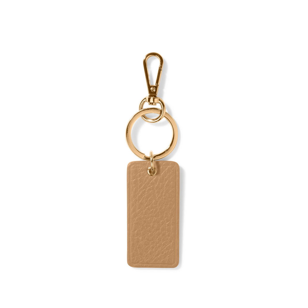 Rectangle-Keychain-Tan-731-352-1