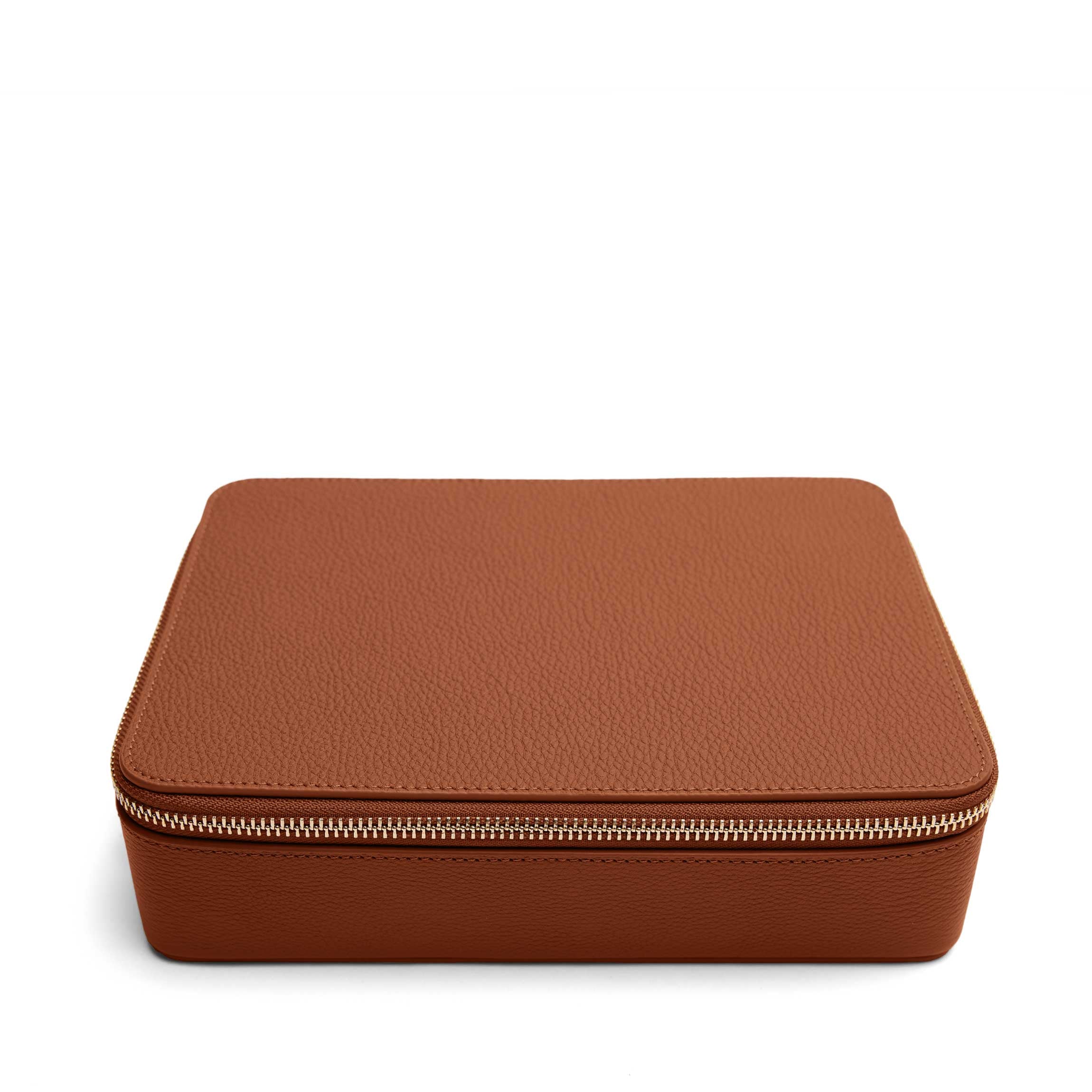 【新品未使用】Aging GZ cover Type2/SAPPHIRE Multi Sunglass Zip Case | Full grain leather, organized eyewear