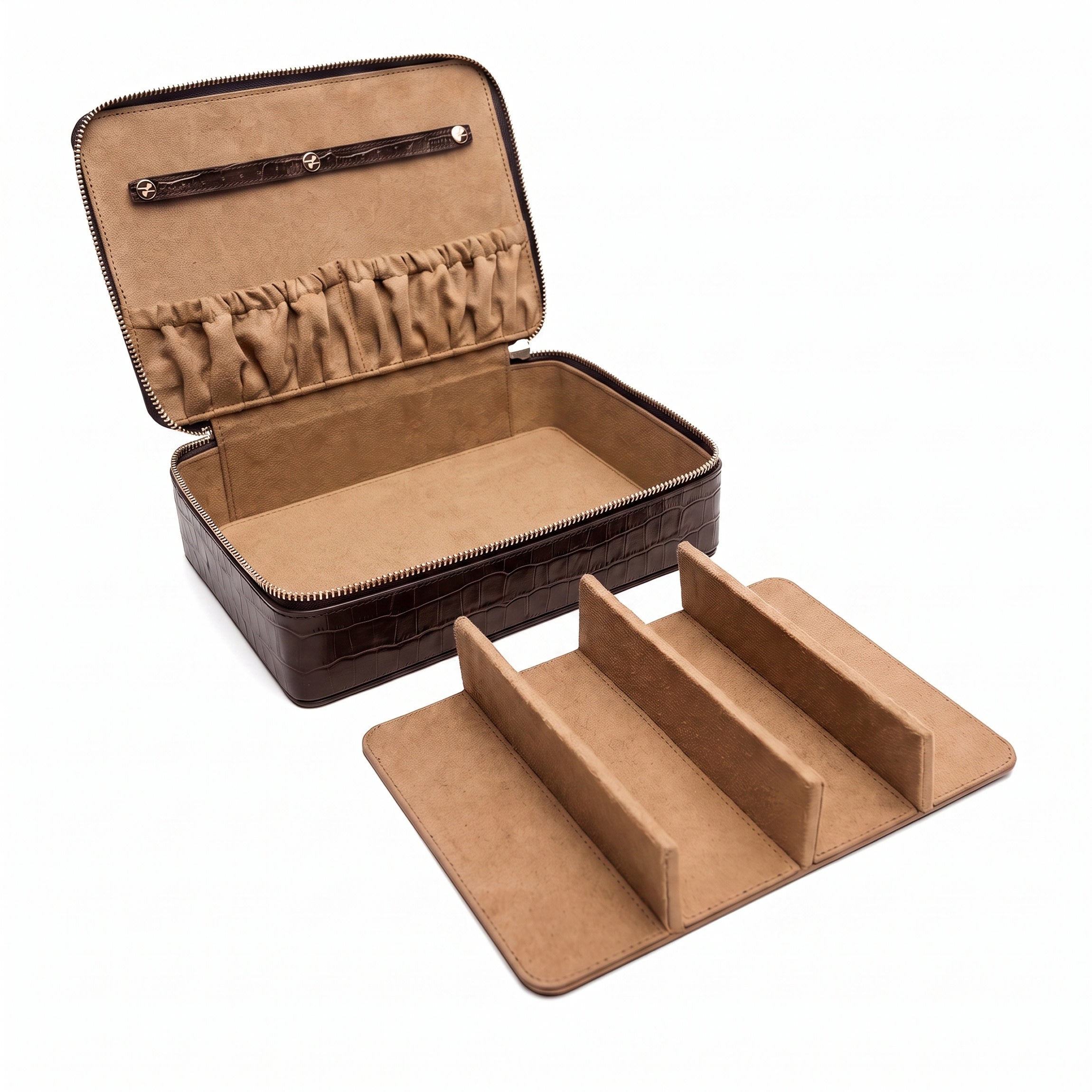 Multi Sunglass Zip Case | Full Grain Leather, Organized Eyewear