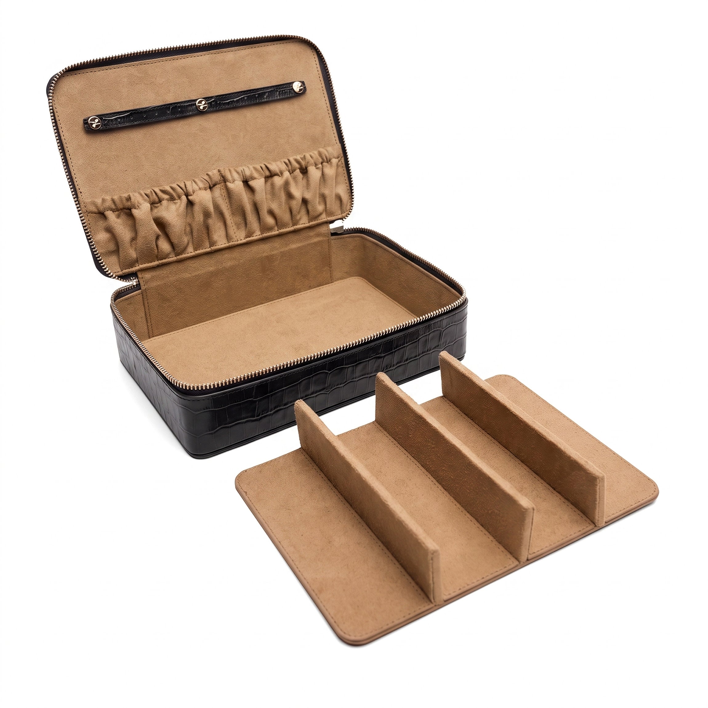 Multi Sunglass Zip Case | Full Grain Leather, Organized Eyewear