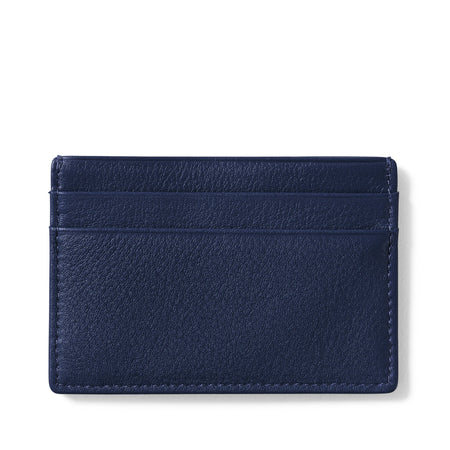 Slim Leather Card Case - Holds Credit Cards, IDs, Business Cards, 4 Card Slots & Center Pocket - Navy Blue - Personalized Gifts, Leatherology Slim Leather Card Case - Holds Credit Cards, IDs, Business Cards, 4 Card Slots & Center Pocket - Navy Blue - Personalized Gifts, Leatherology