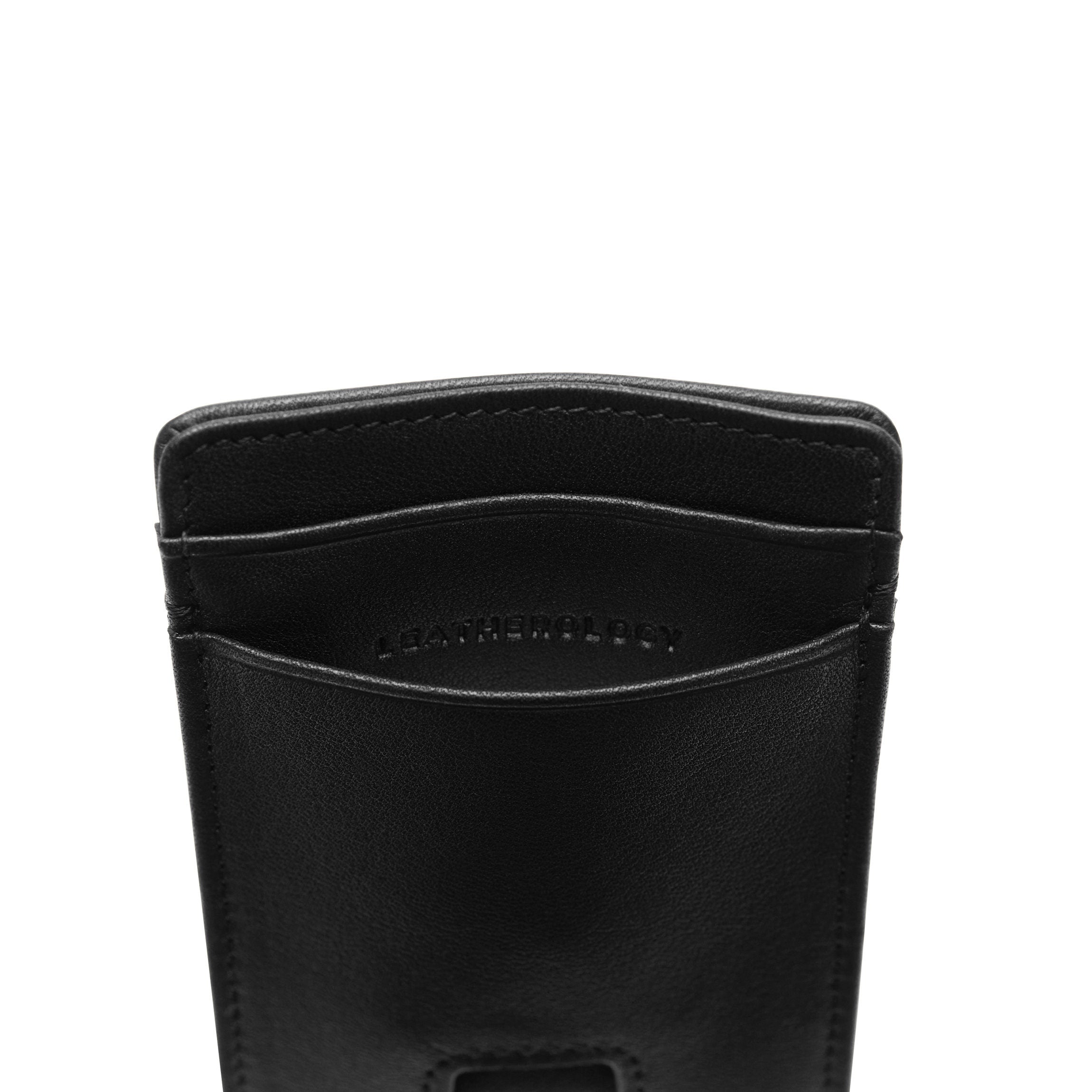 Slim Utility Card Case | Full grain leather, minimal card storage