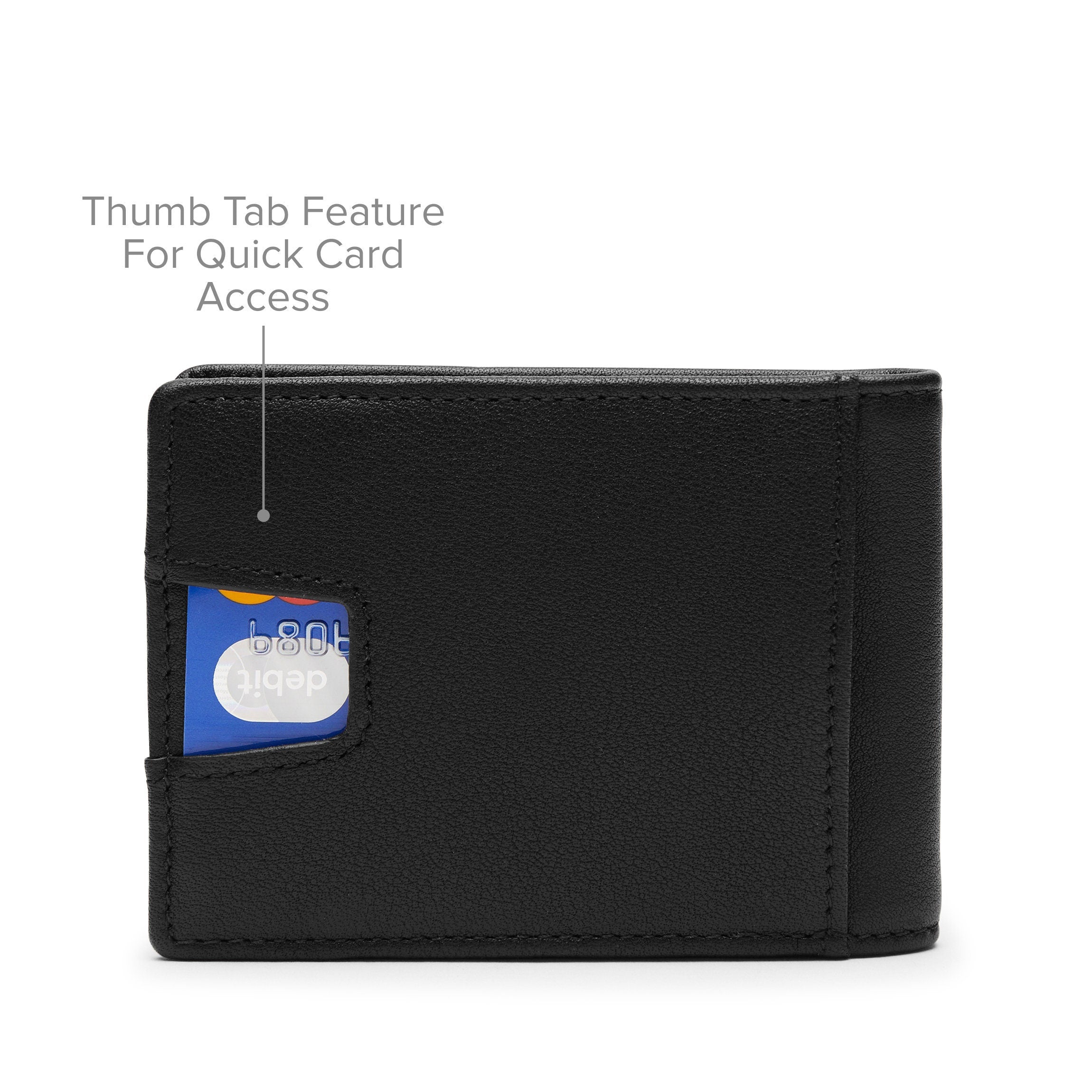 Slim Utility Card Wallet | Full Grain Leather, Compact