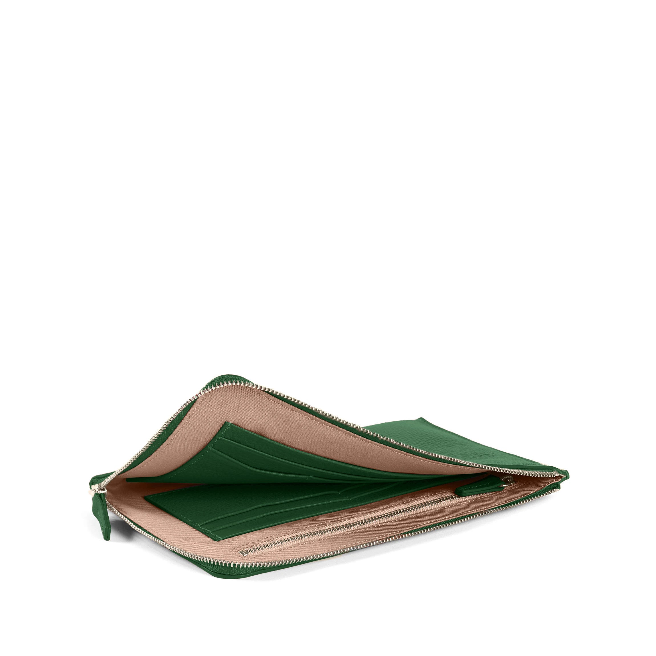 Slim Zip Travel Wallet | Full Grain Leather, Streamlined Travel