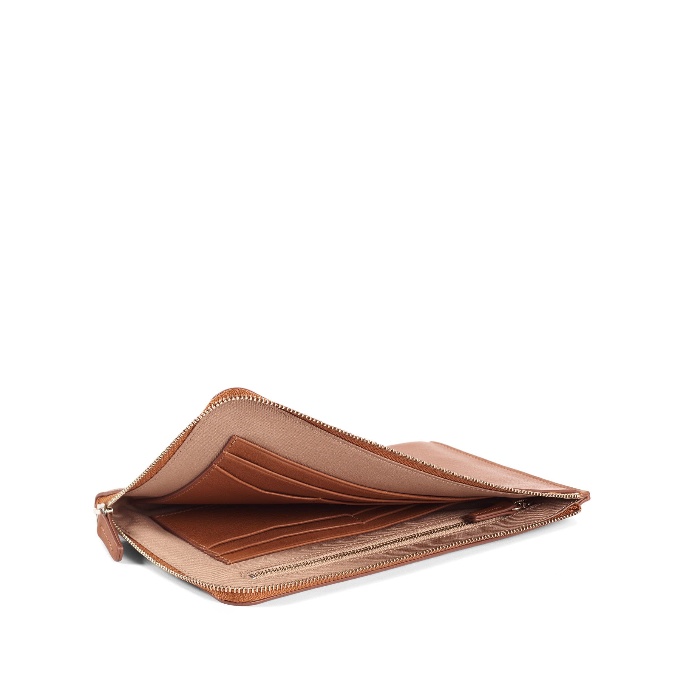 Slim Zip Travel Wallet | Full grain leather, streamlined travel