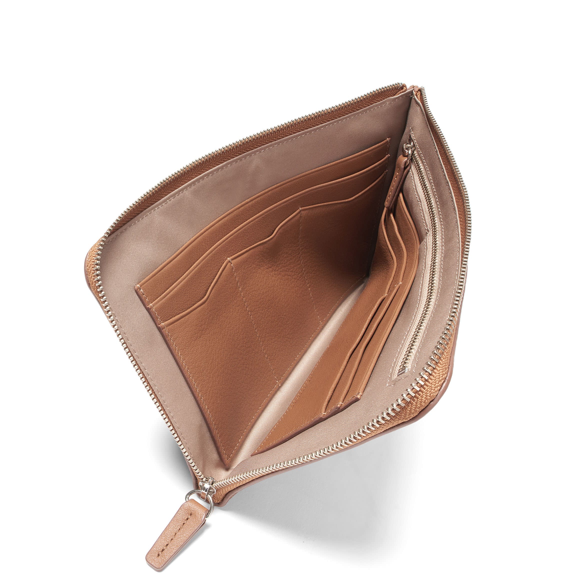 Slim Zip Travel Wallet | Full grain leather, streamlined travel