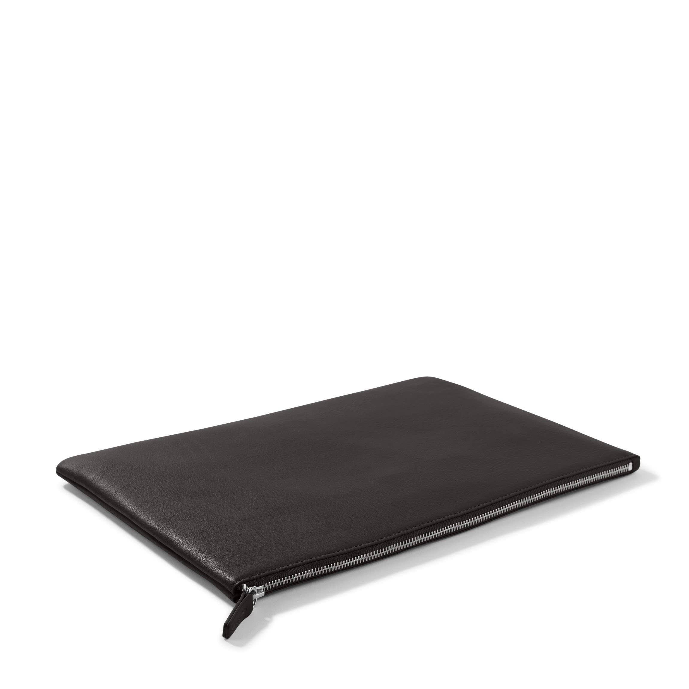 Slim Zippered iPad Case | Full grain leather, streamlined