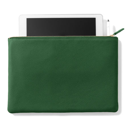 Slim Zippered iPad Case | Full grain leather, streamlined