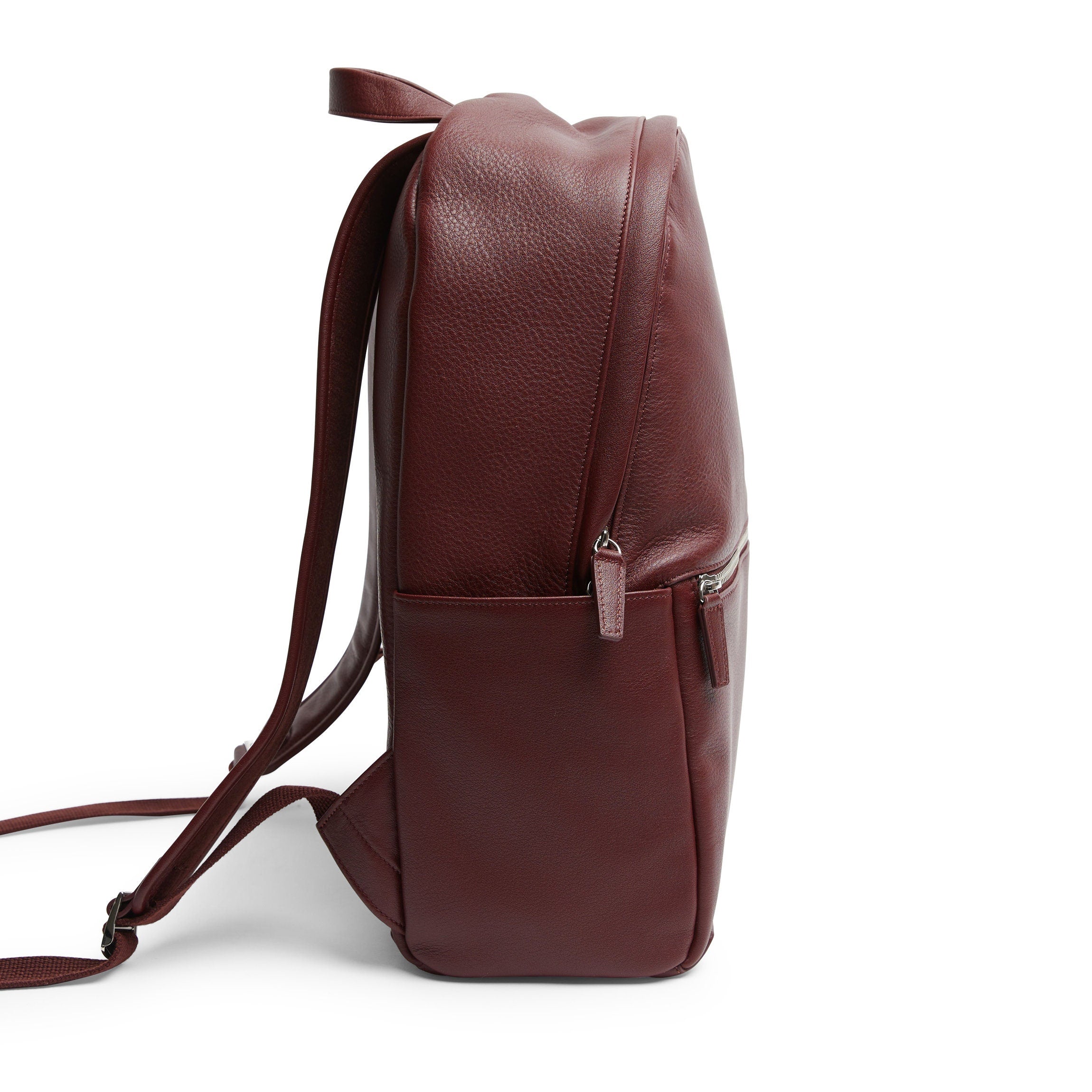 burgundy leather backpack laptop Sloan Backpack