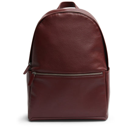 Sloan Leather Backpack - Slim Design - Built-In Sleeve Fits 13” To 15