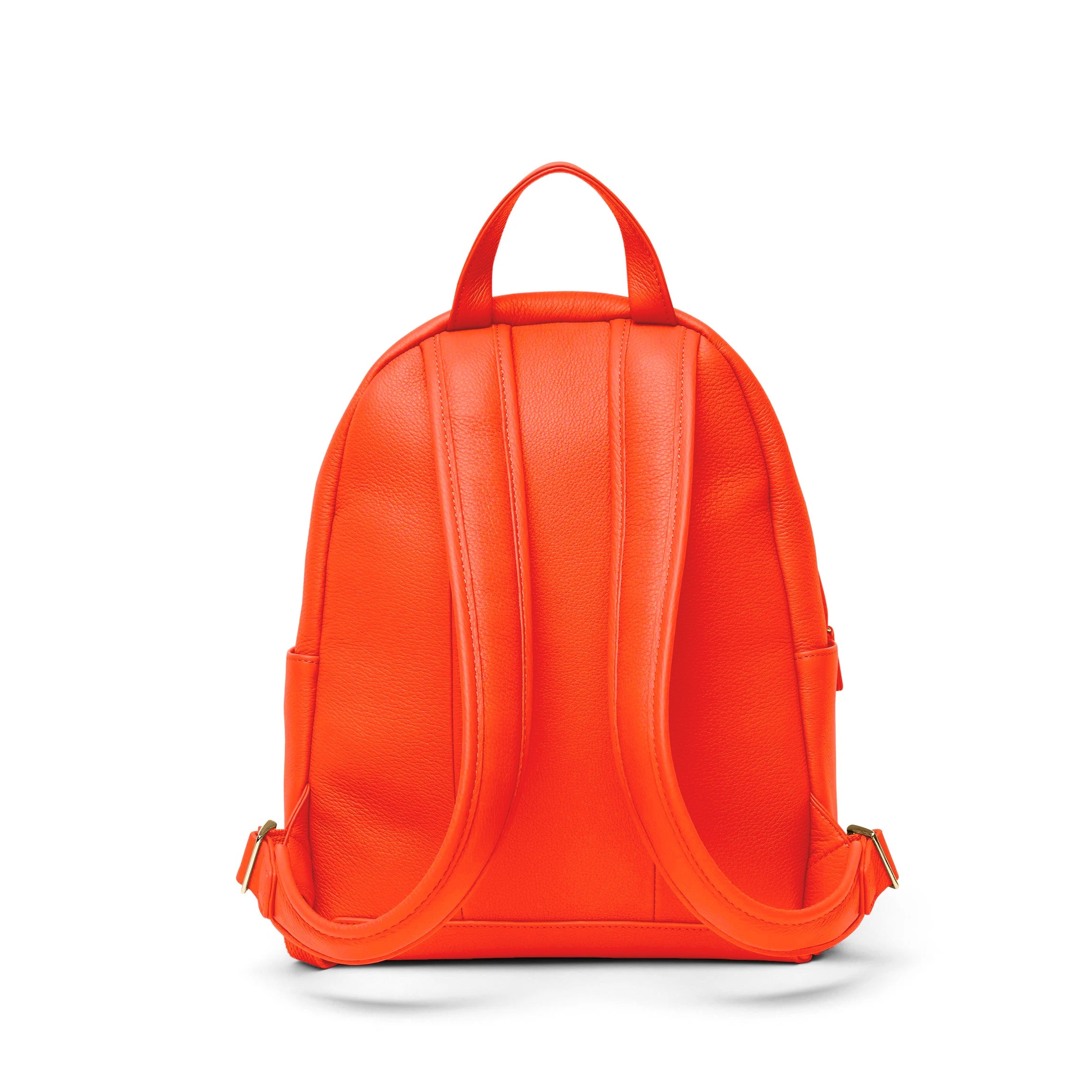 Maison Heritage Paris Mini Leather Backpack - Orange Sloan Mini Backpack | Full grain leather, compact everyday  main image 2