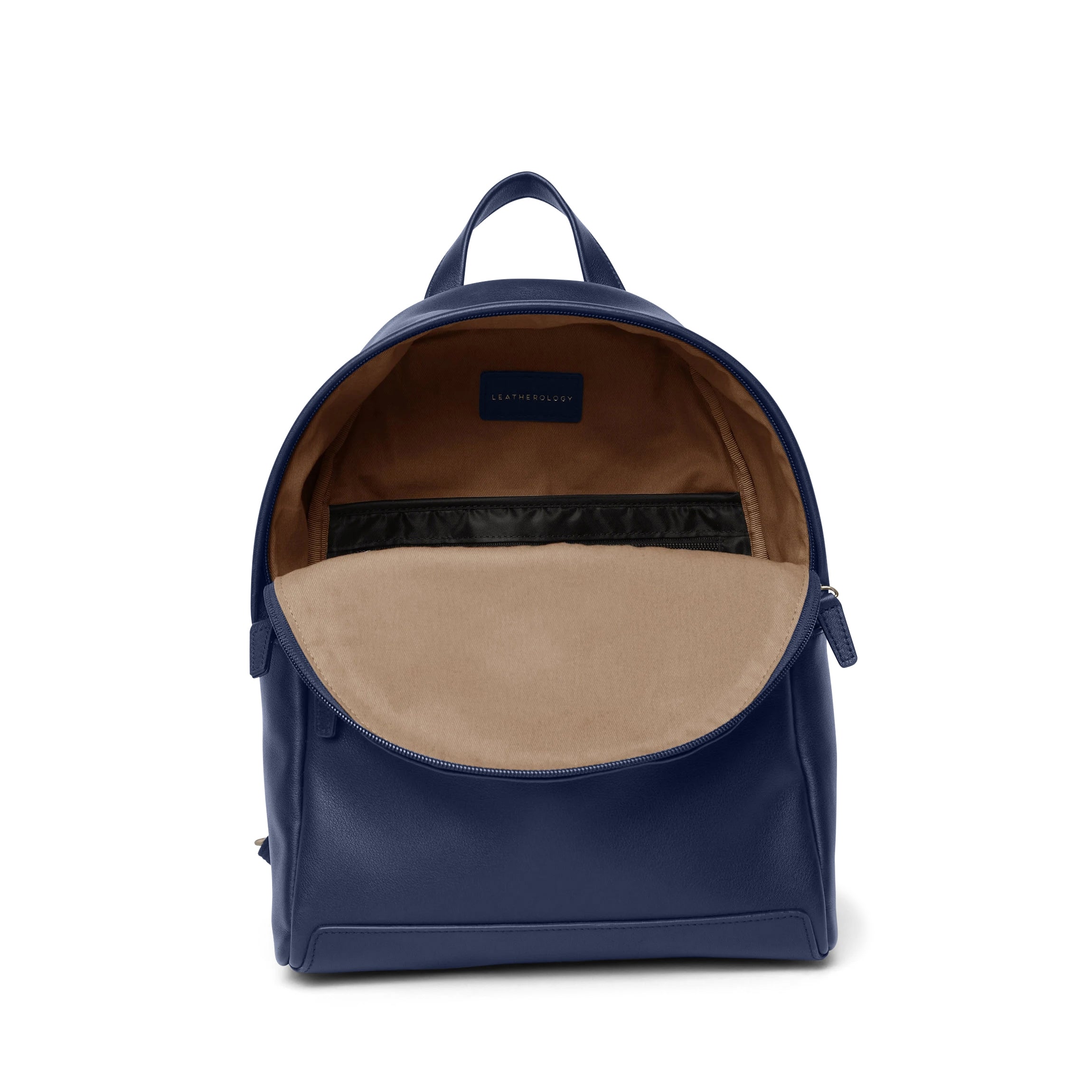 bristol small leather backpack navy Sloan Mini Backpack